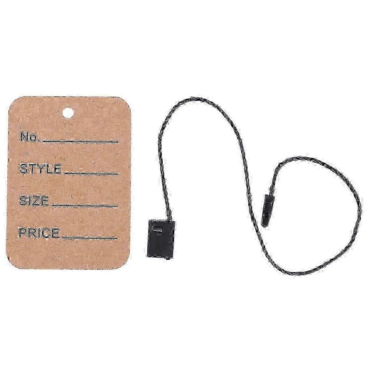 f 1000 Pieces Price Tags and Hang Tag String, Clothing Tags for Clothing Marking Tags Unstrung Tags St