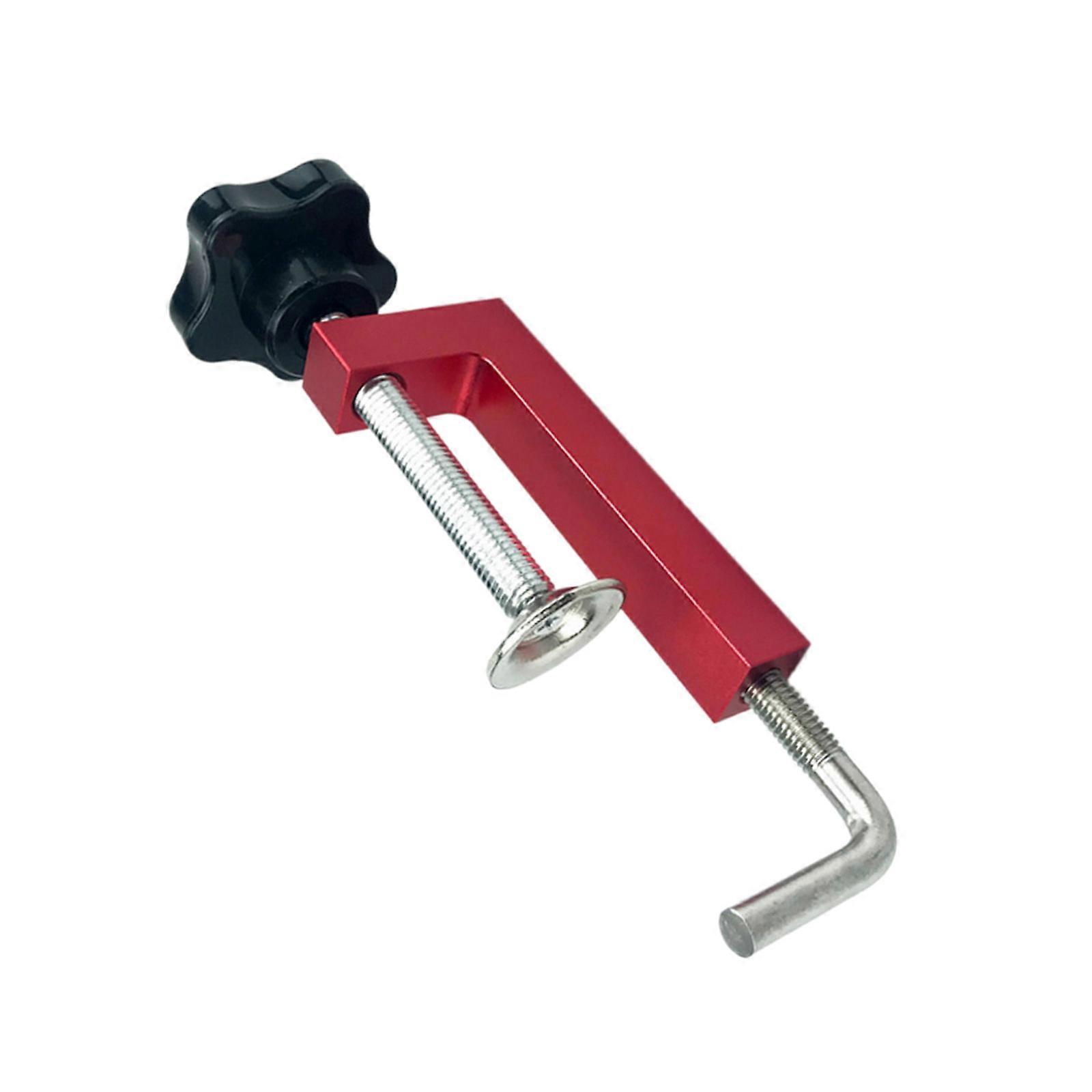 Fence Clamp Woodworking Clamp Clip  Adjustable Frame Fast Fixed Clamp  Tool Replacement For Woodworking Bench  Red
