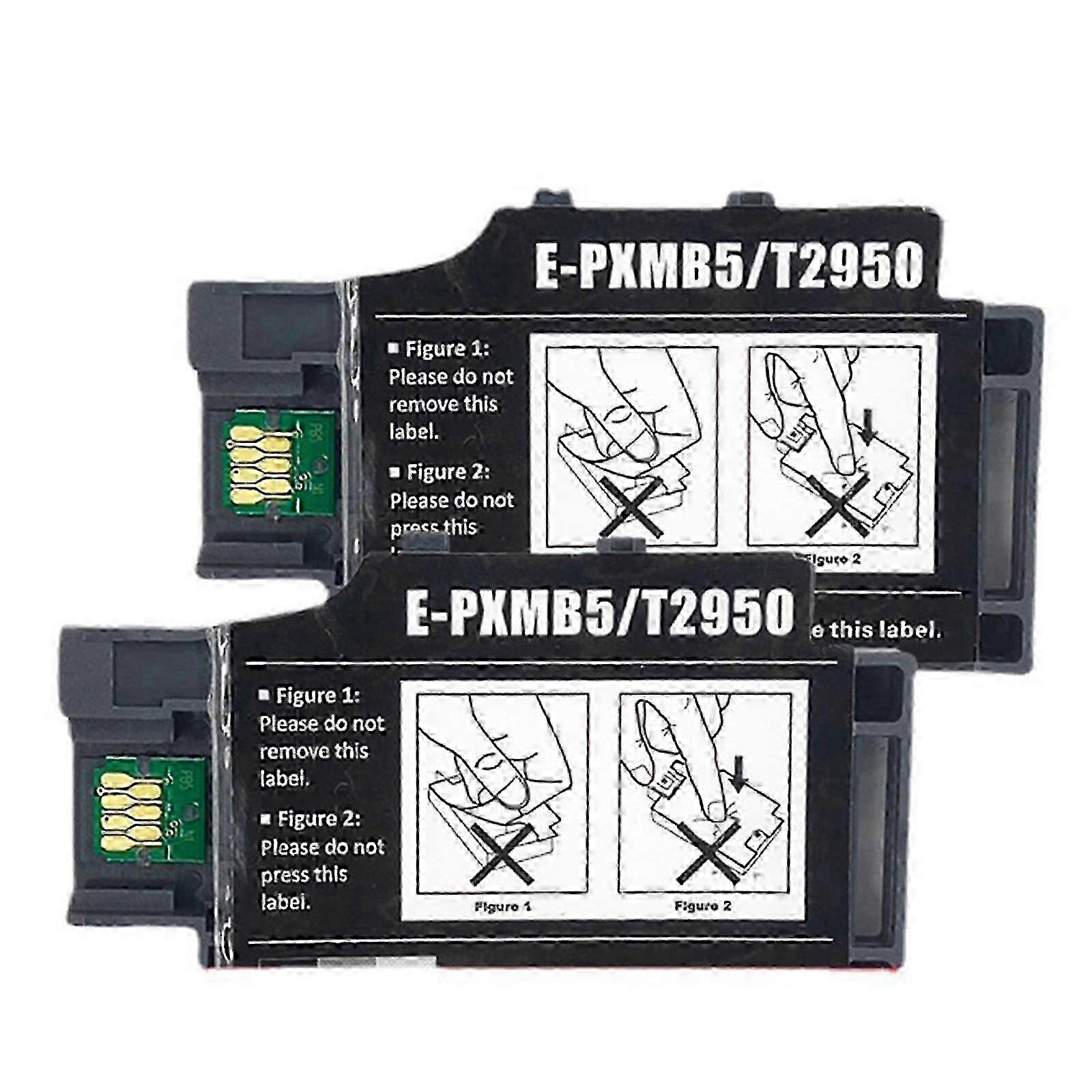 w T2950 Ink Maintenance Box T295000 InkTank Compatible with Workforce WF-100 WF-110, EC-C110 Printer, 2 Pack