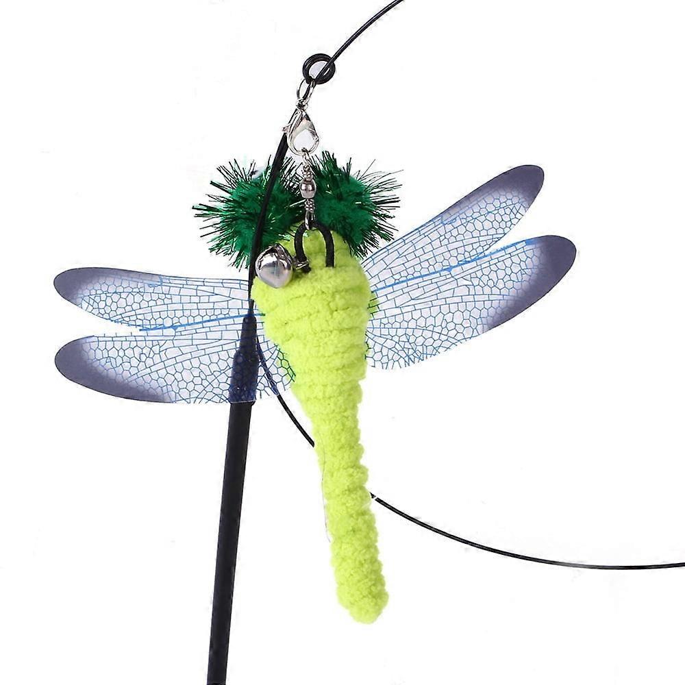 Cat Feather Toy 1.77*11.42 Inch - Interactive Suction Cup Wand with Bell for Kitten Scratching & Exercise