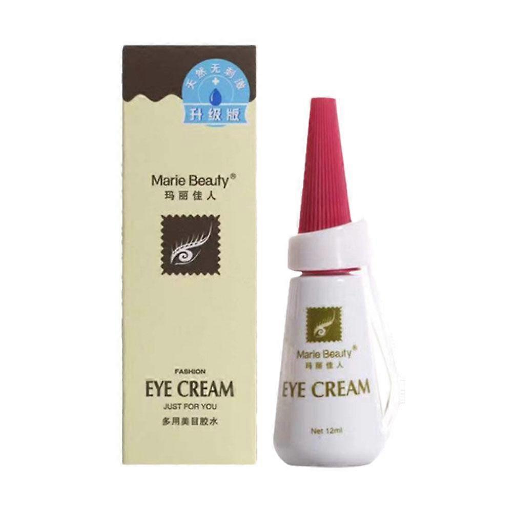 Professional Eyelash Glue 12ml Invisible Strong Hold Hypoallergenic Fast Drying For Sensitive Eyes Waterproof Long Lasting Lash Extension Adhesive