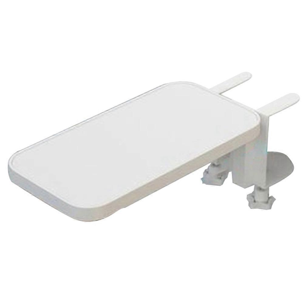 Armrest Pad Desk Computer Support Mouse Pad Wrist Support Arm Bracket Folding Keyboard Elbow Support Pad White