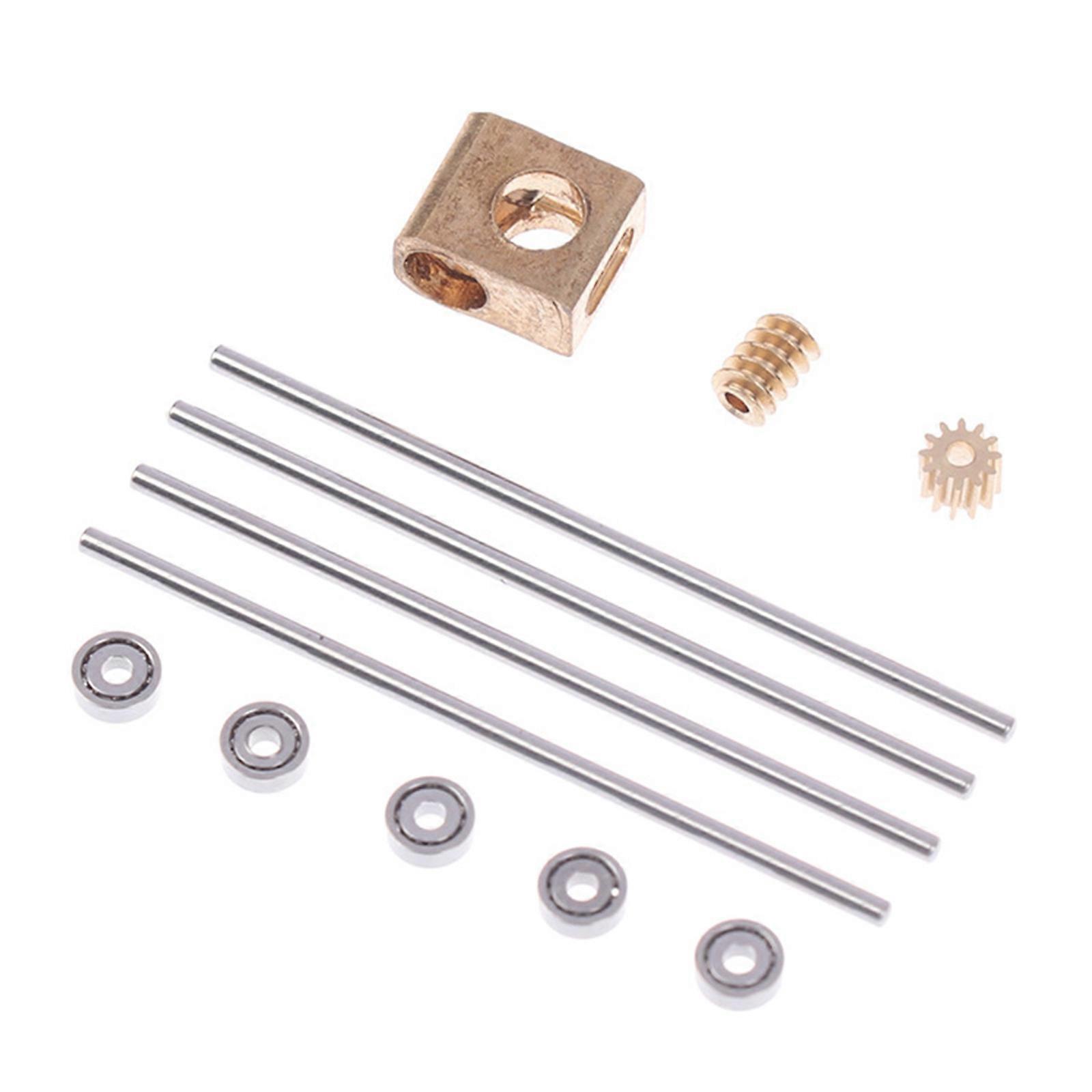 Metal Transmission Gearboxes Engine Gear Box with Metal Gear For 1/12 Remote Car Upgrade Parts Craft Applications Multicolor