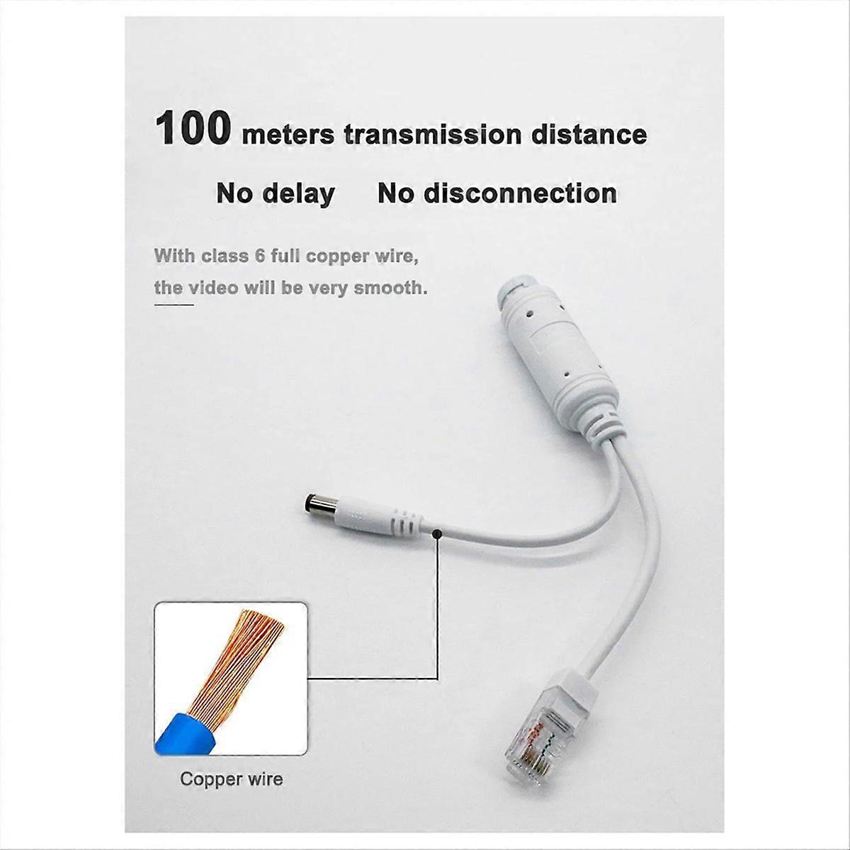 10Pc POE Spliter Waterprof Injector 48 to 12V for IP Camera Extender