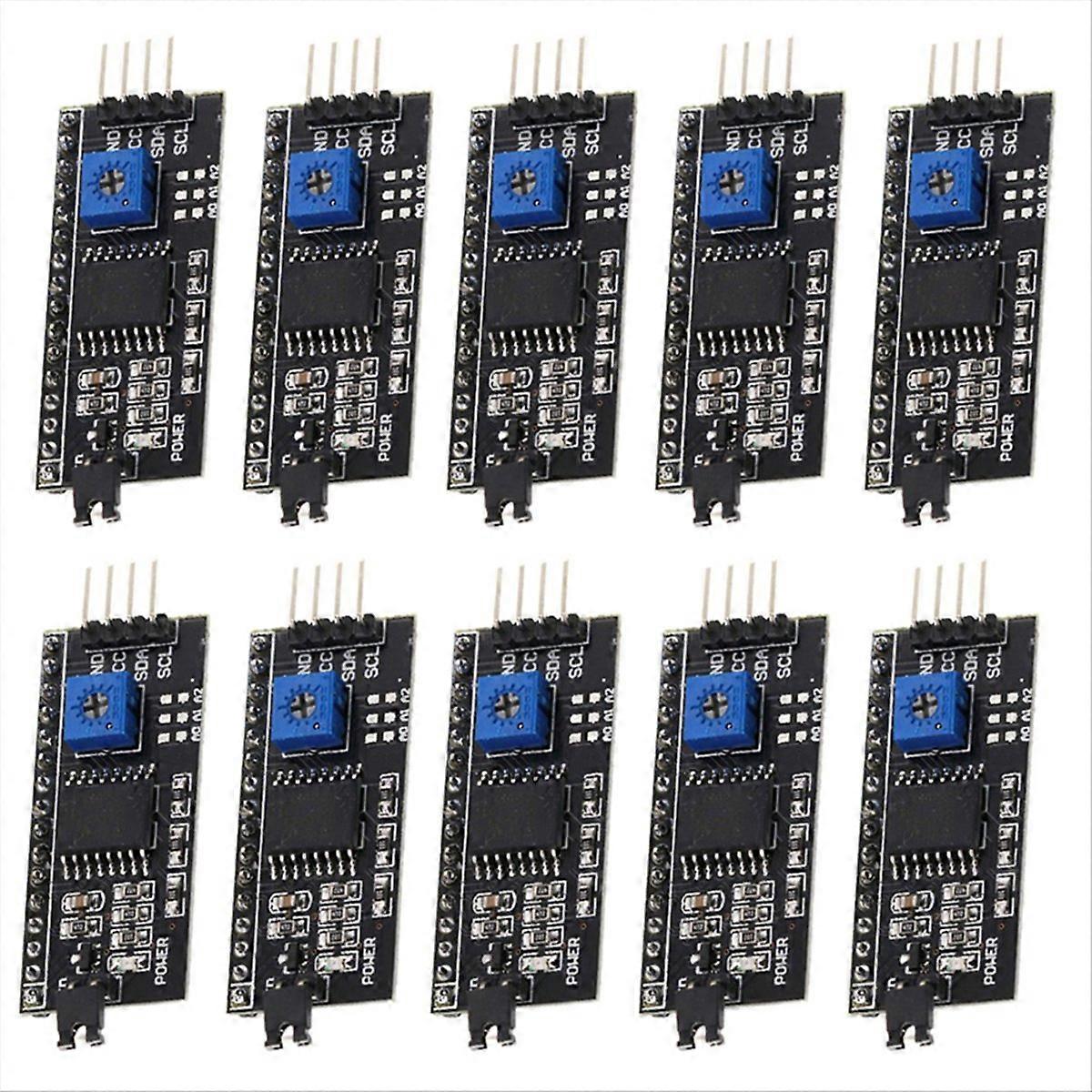 10PCS PCF8574 LCD Display Adapter Module IIC I2C LCD1602 2004