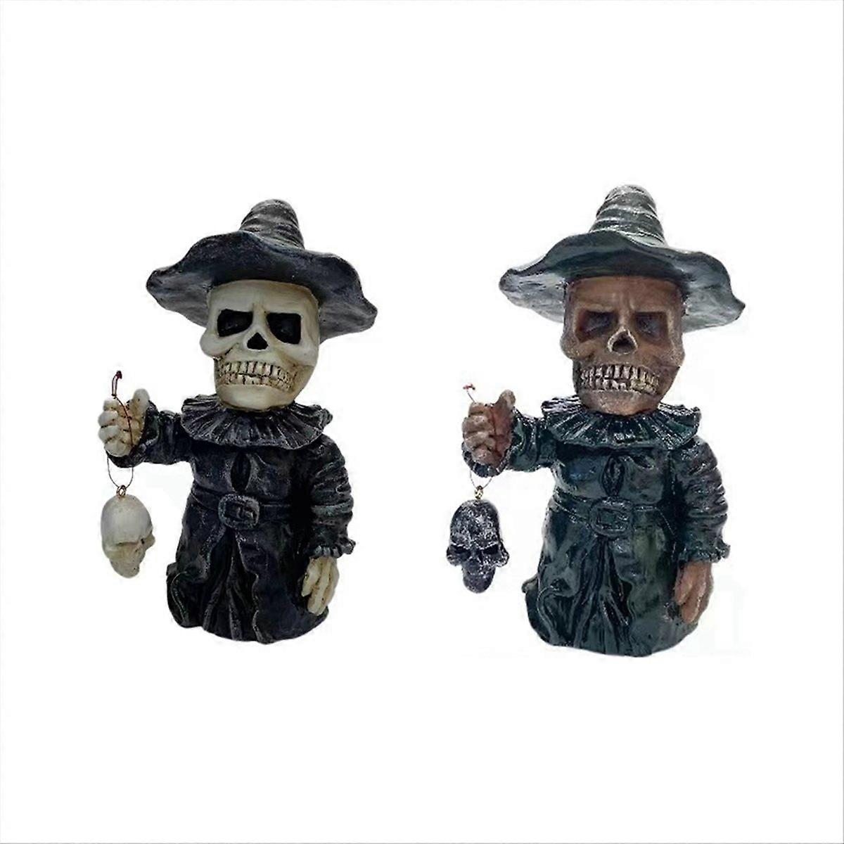 Wizard hat skull decoration for Home Decor C