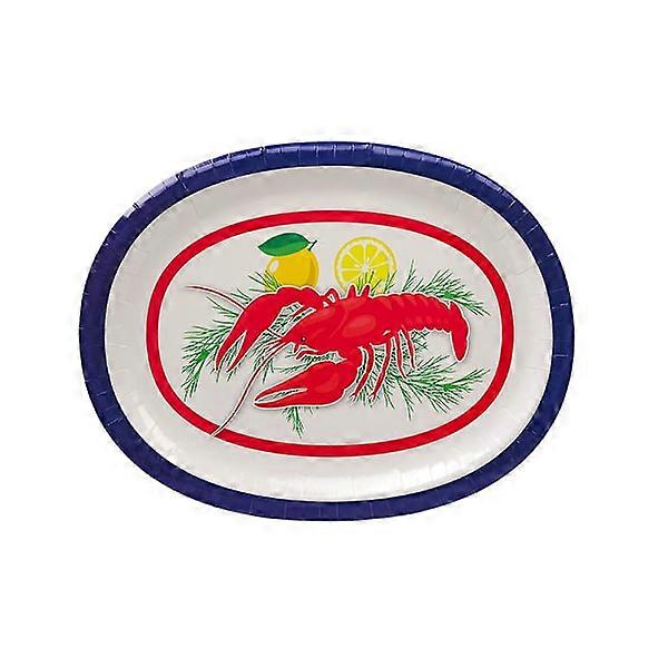Fat Serving Dish Crayfish Slice 4-pack