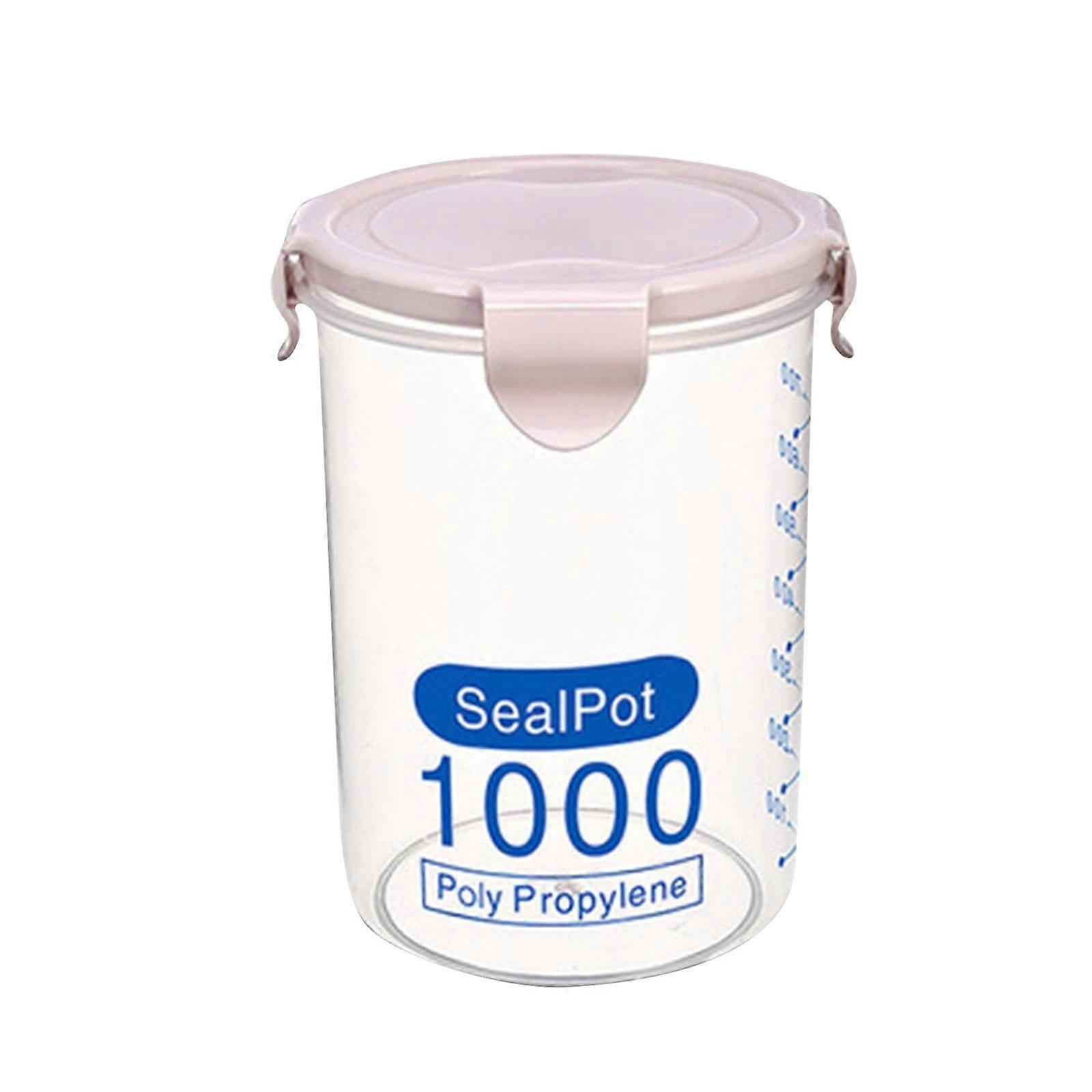 Honeeladyy Clearance Storage Containers Airtight Cans Plastic Storage Boxes Stackable Storage Boxes Kitchen Refrigerator Storage Tanks