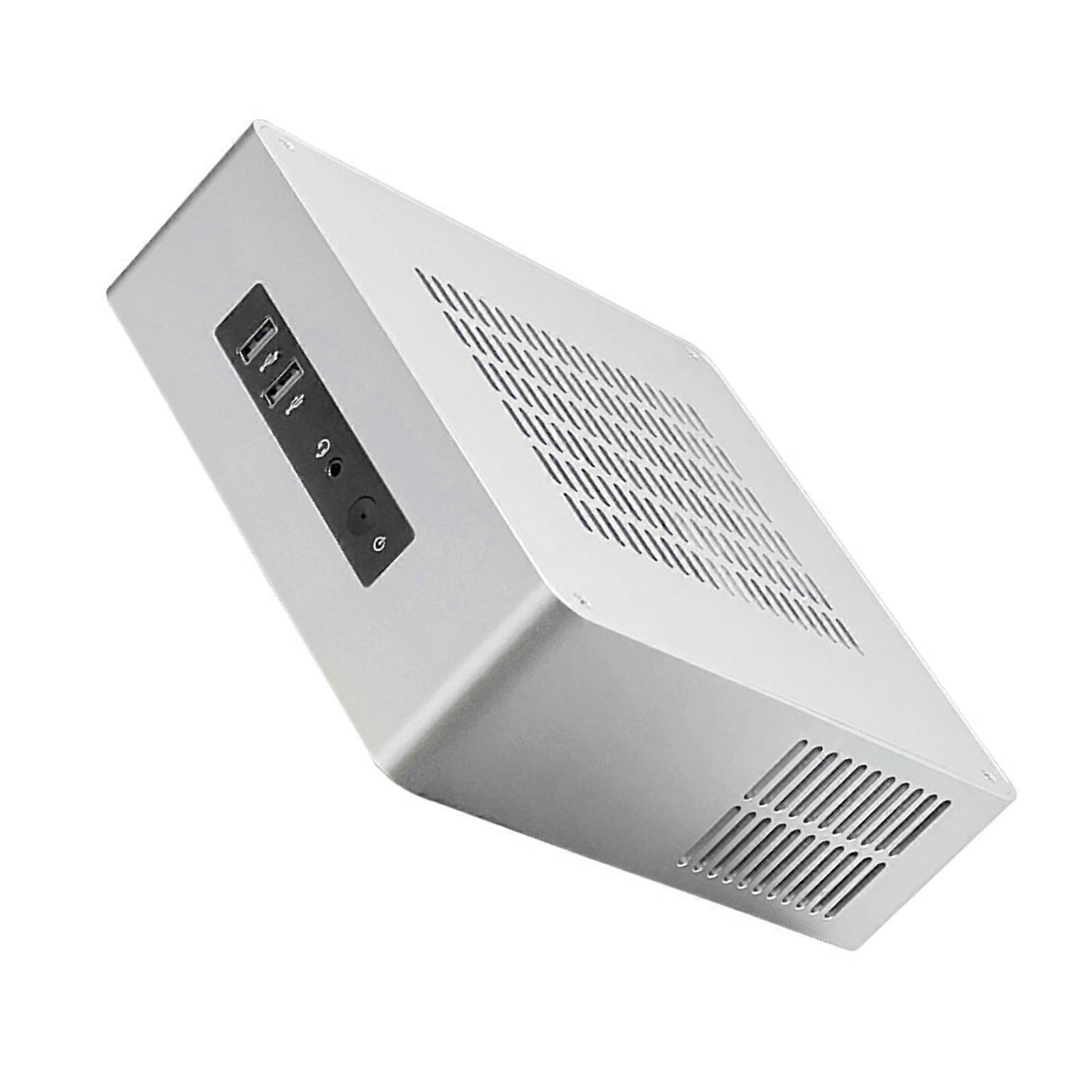TA65 Mini-ITX HTPC pour PC Case Monitoring Châssis de serveur avec USB3.0 Ordinateur de contrôle industriel pour Computer Case Silver