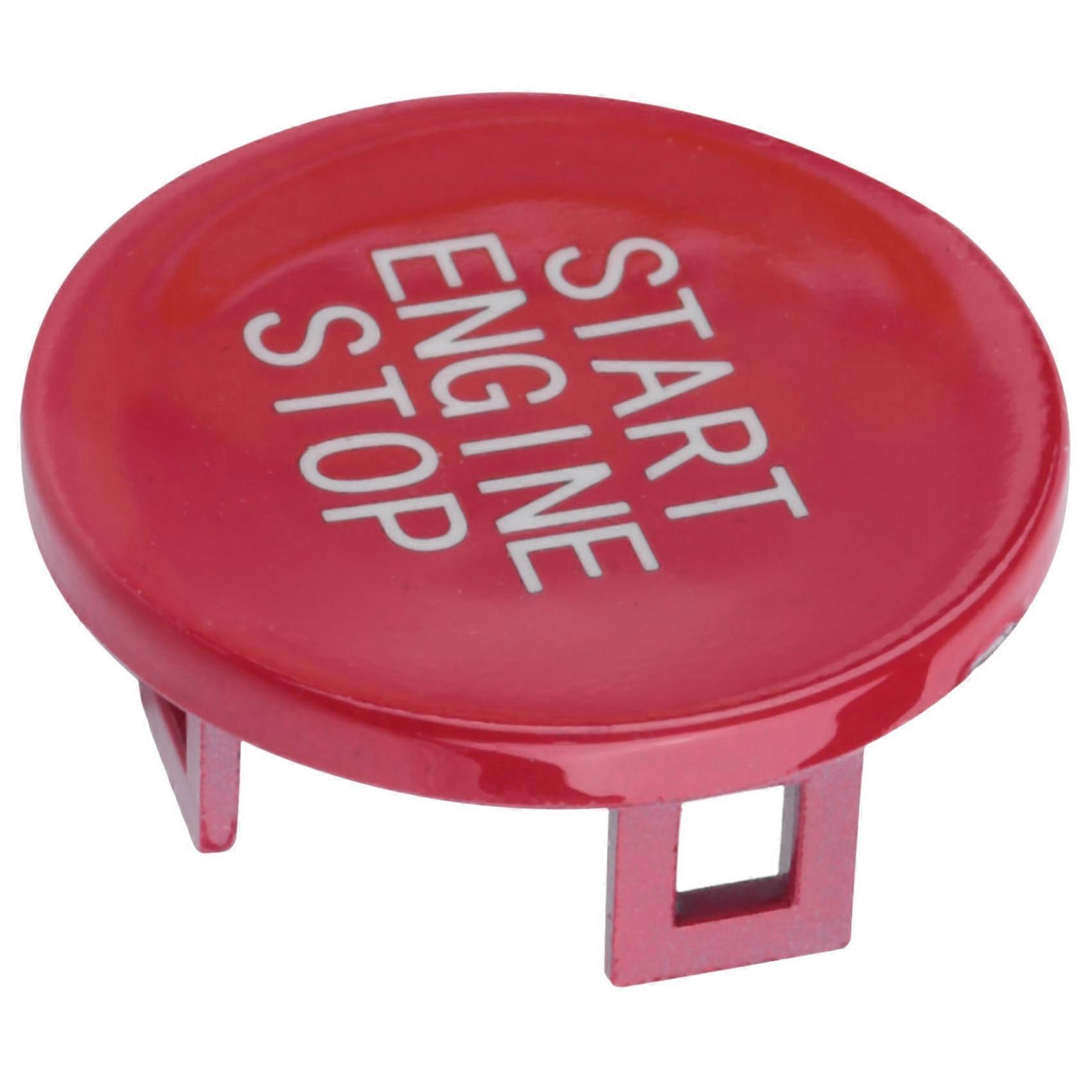 Car Start Stop Button Replacement Ignition Switch For-(Red)