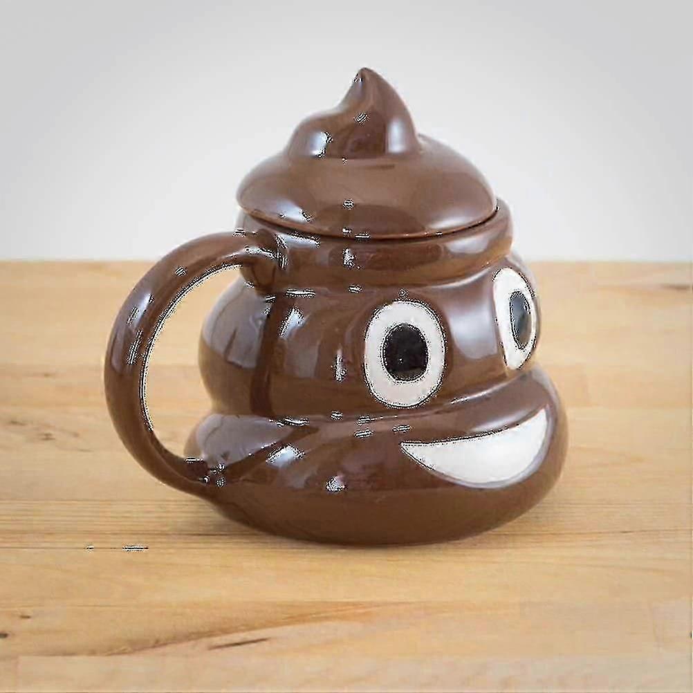 350ml poo emoji coffee cup