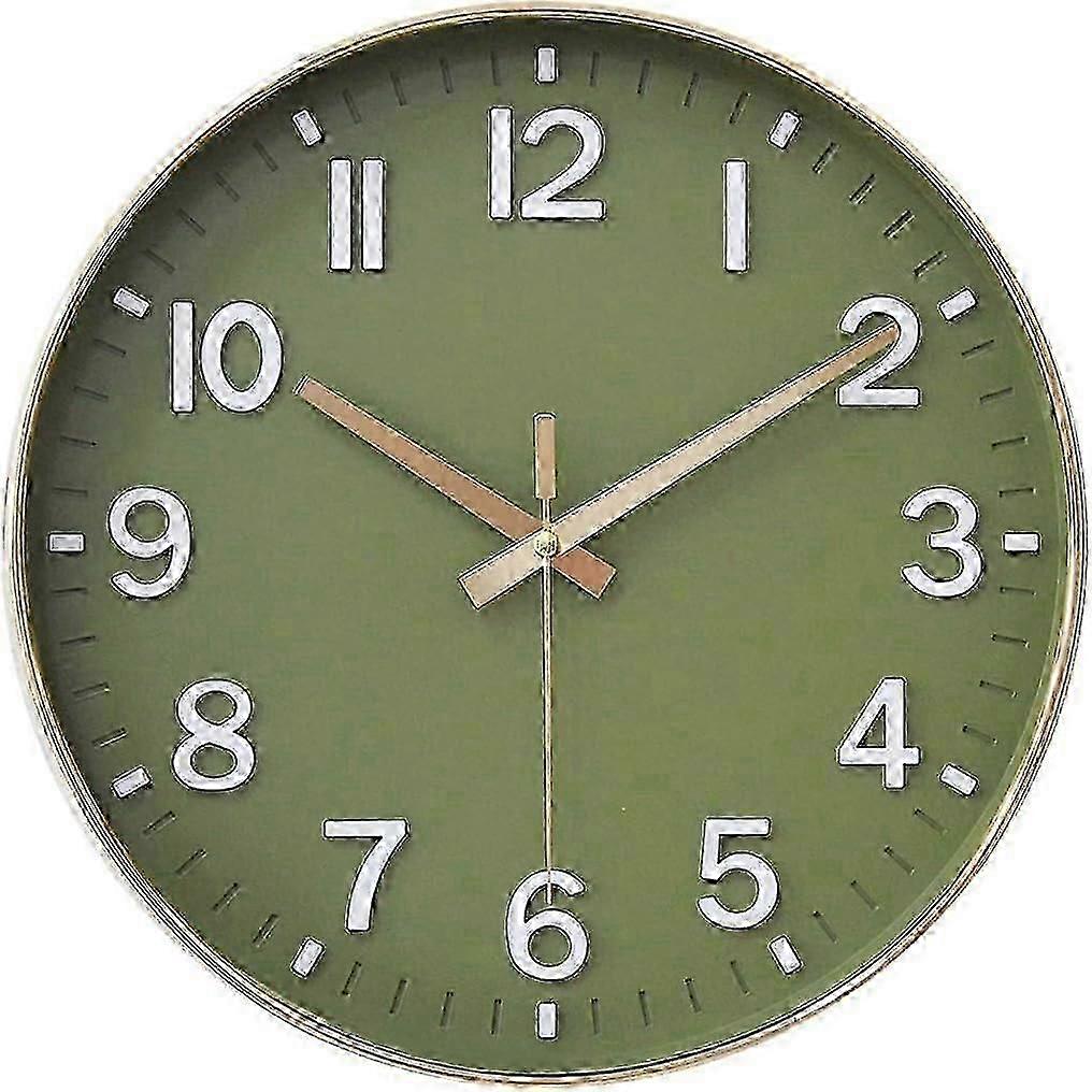 30 cm Large Dial Wall Clock Silent