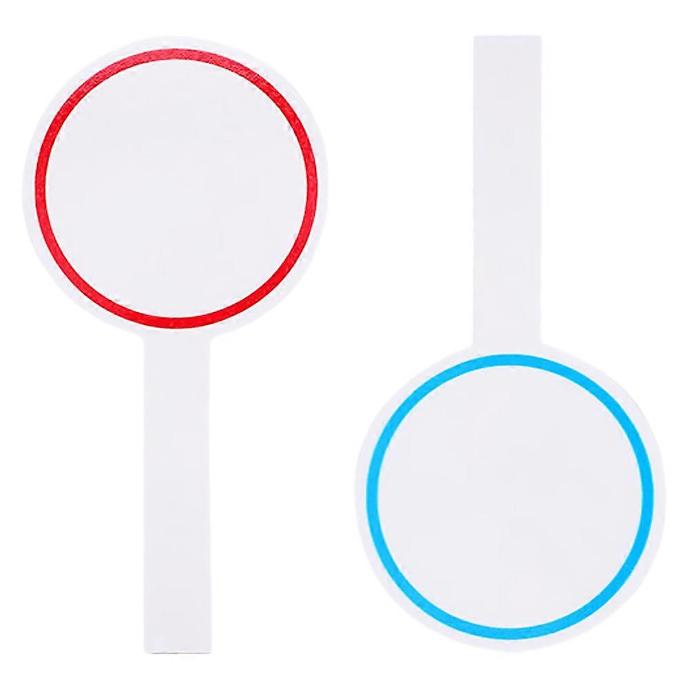 Handheld Dry Erase Paddle Scoreboard for Judges 2Pcs Portable Whiteboards