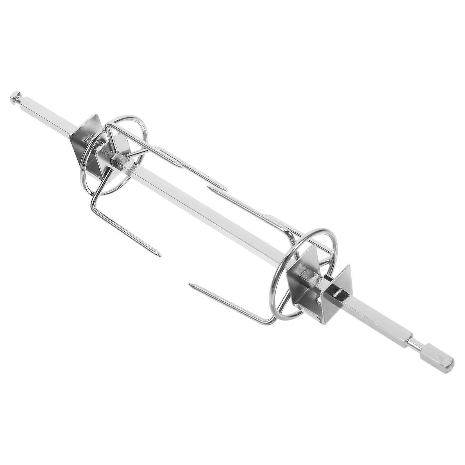 Stainless Steel Turkey Roasting Rack with Rotating Function for Oven BBQ and Air Fryer Use 28cm