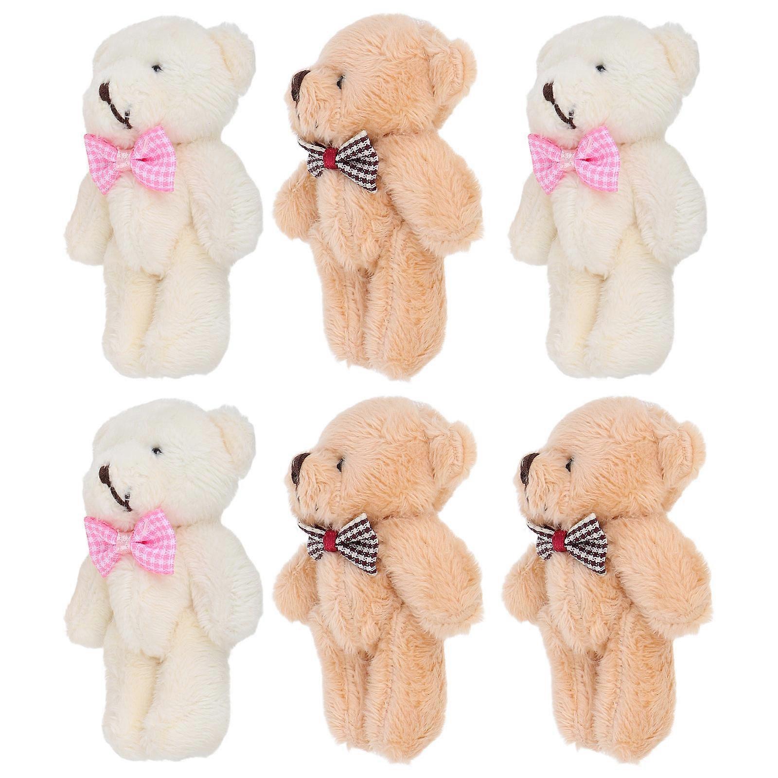 Assorted Color Mini Bear Doll for Hanging with 20Pcs Plush Bear Dolls