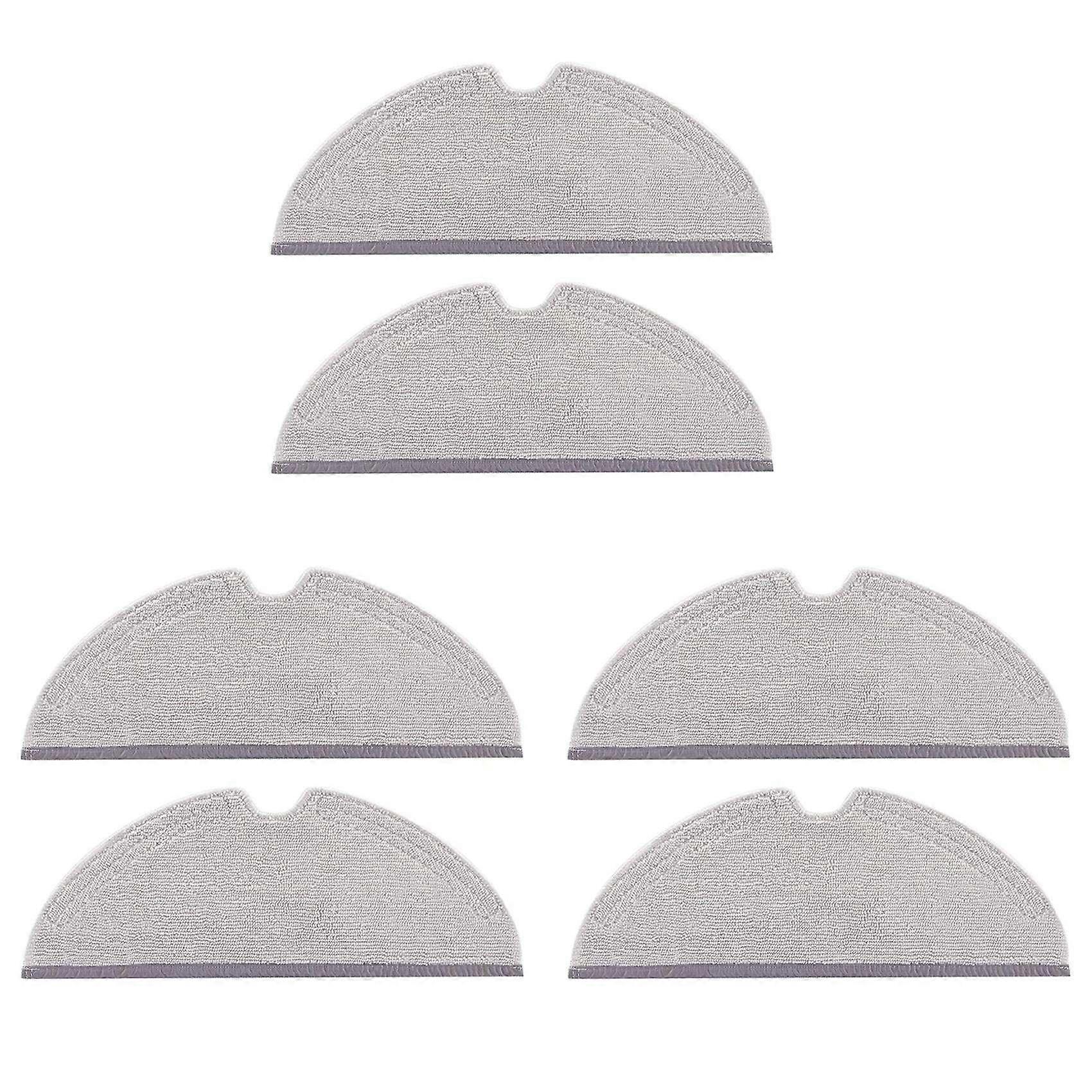 6X Mop Cloth Pads for Roborock Q5, Q5 Pro, Q5 Pro+, Q7, Q7Max, Q8Max and Q8Max+, E Series, S5, S5 Max, S6, S6 Pure