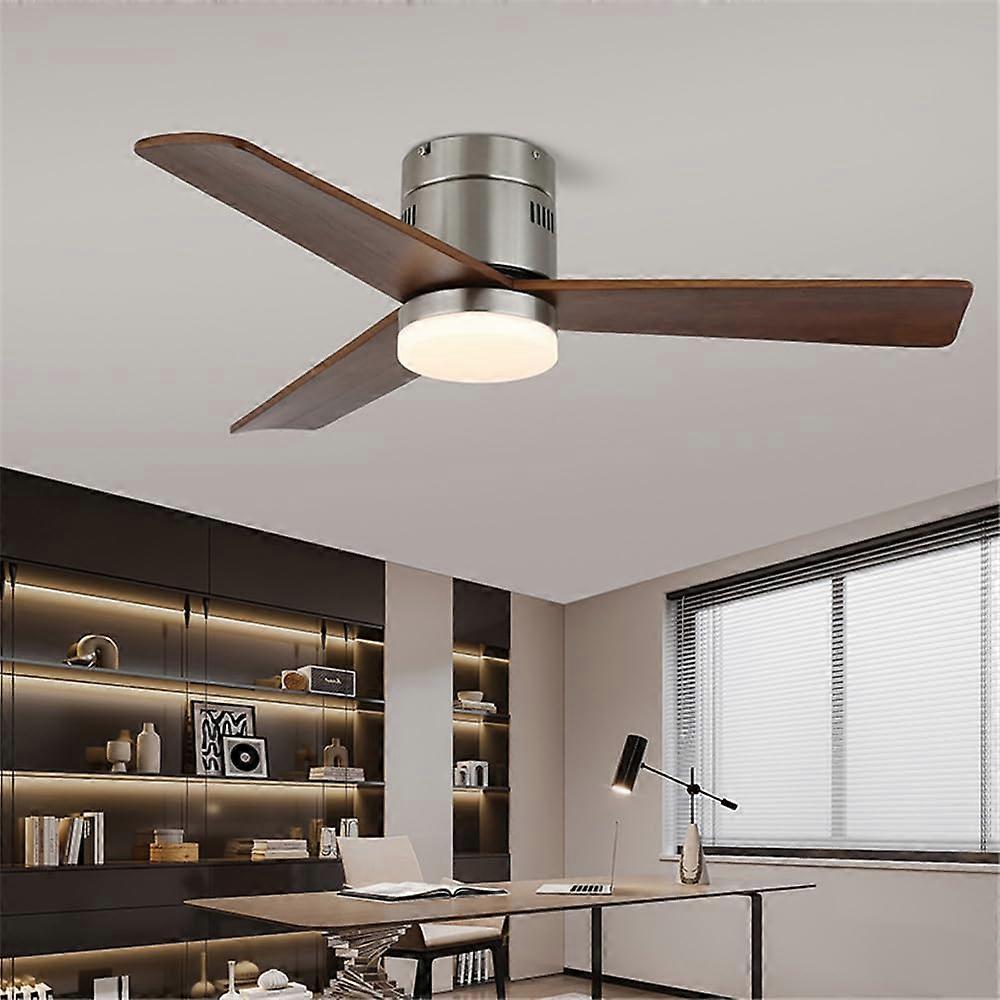 Nordic Modern LED Ceiling Fan Light with Remote Control, Energy Saving, Low Noise for Living Room