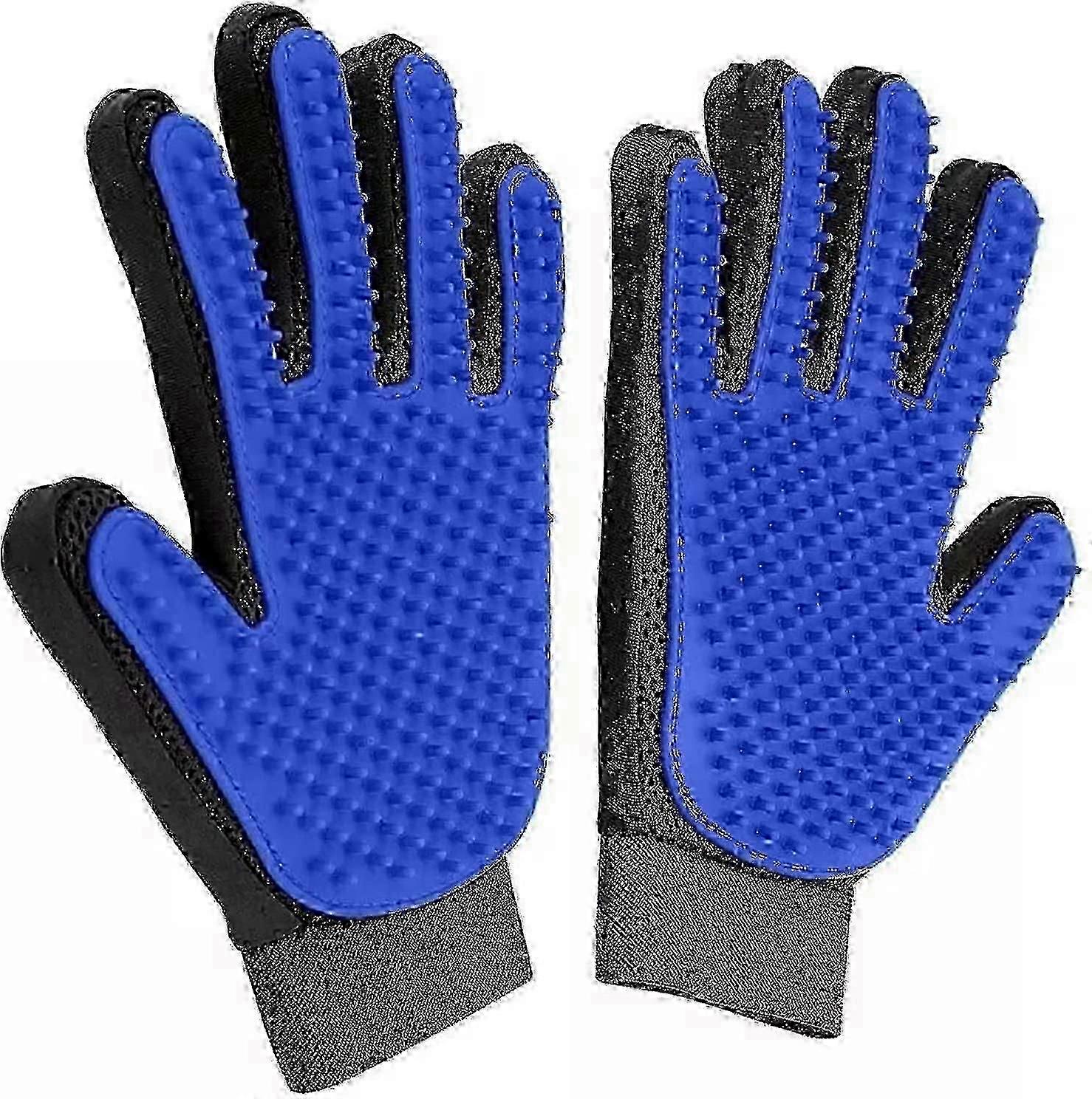 Pet Gloves, Pet Grooming Bathing Hair Brushing Gloves