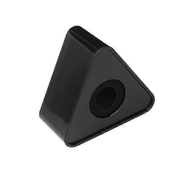 Microphone Logo Flag Triangular Station with 1.54 Inch Hole for Interviews