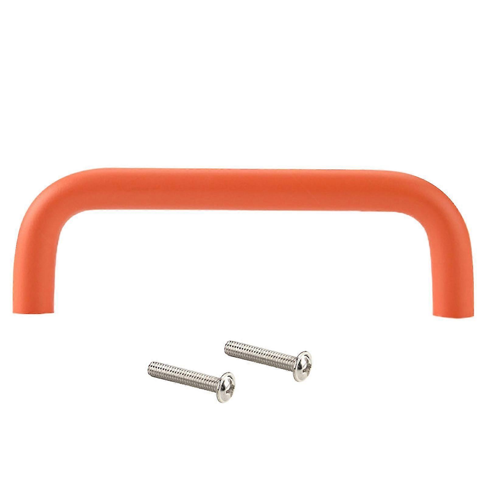 1 Set Maniglia della porta ad alta resistenza Anti-corrosione Anti-ruggine Anti-collisione Heavy Duty U-type Guardaroba Puller per armadio Orange