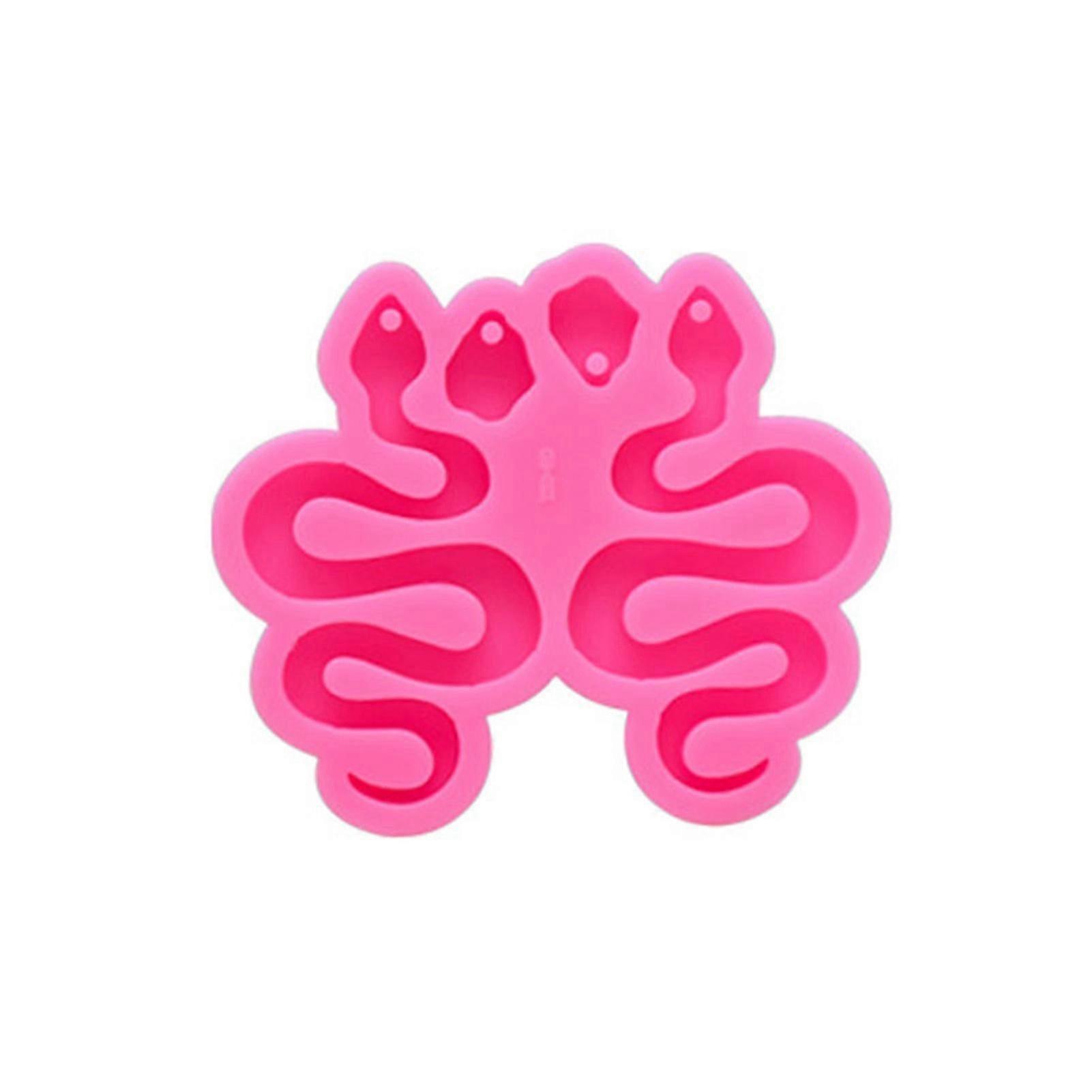 Keychain Mold Snake Shape Food Grade Diy Snake Shape Casting Molds For Baking