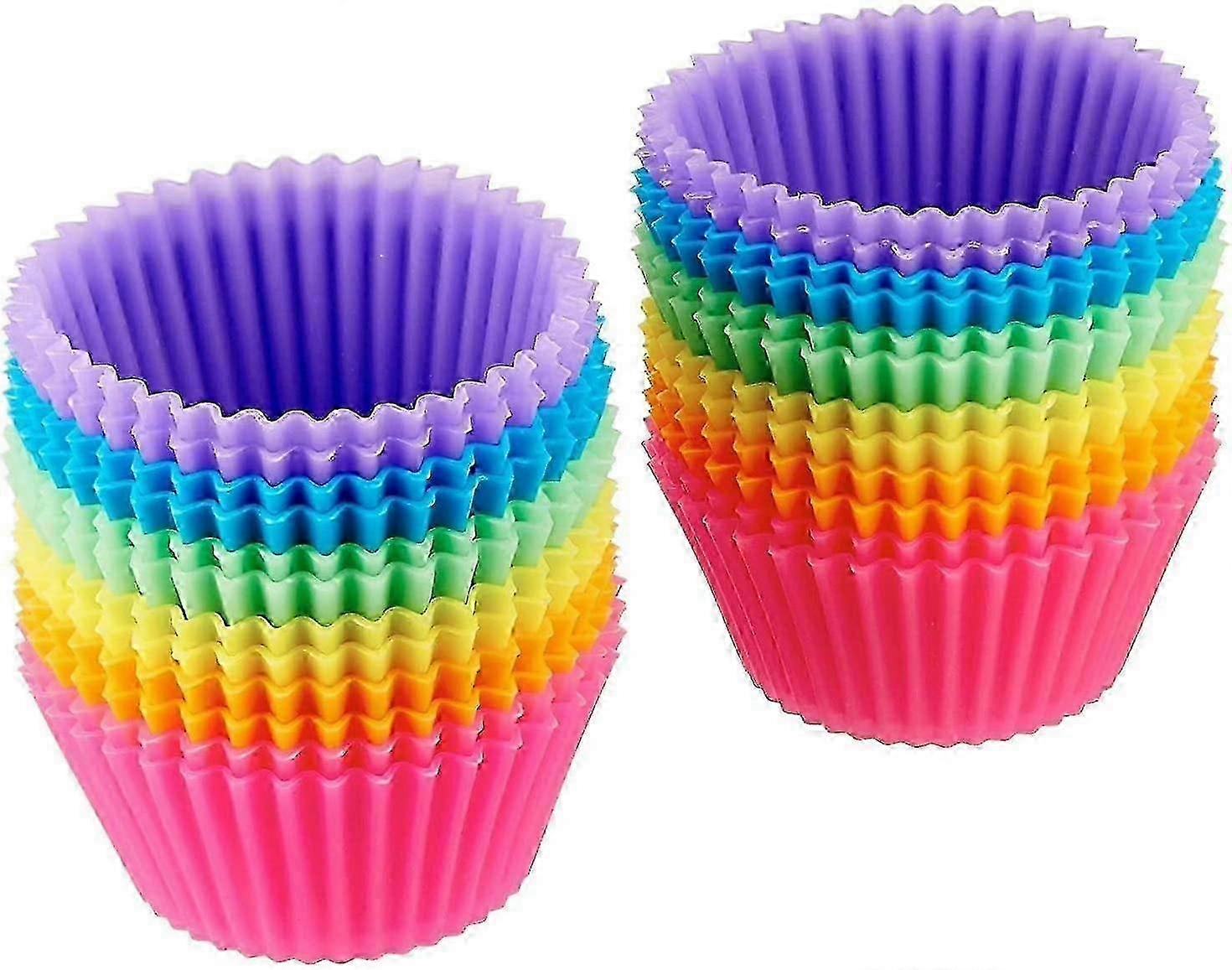 Colorful Silicone Baking Cups For Easy Cooking