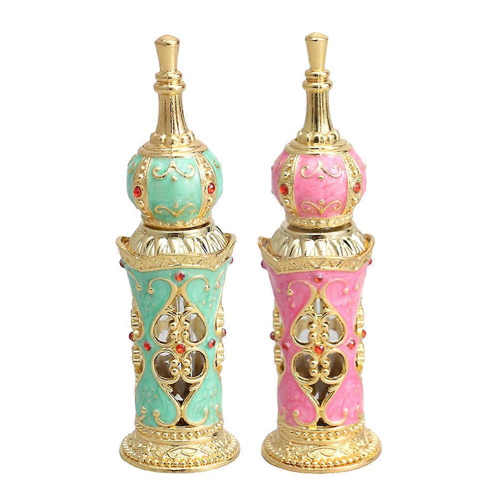 Decorative Perfume Bottle Small Perfume Bottle for Storage 2Pcs Set