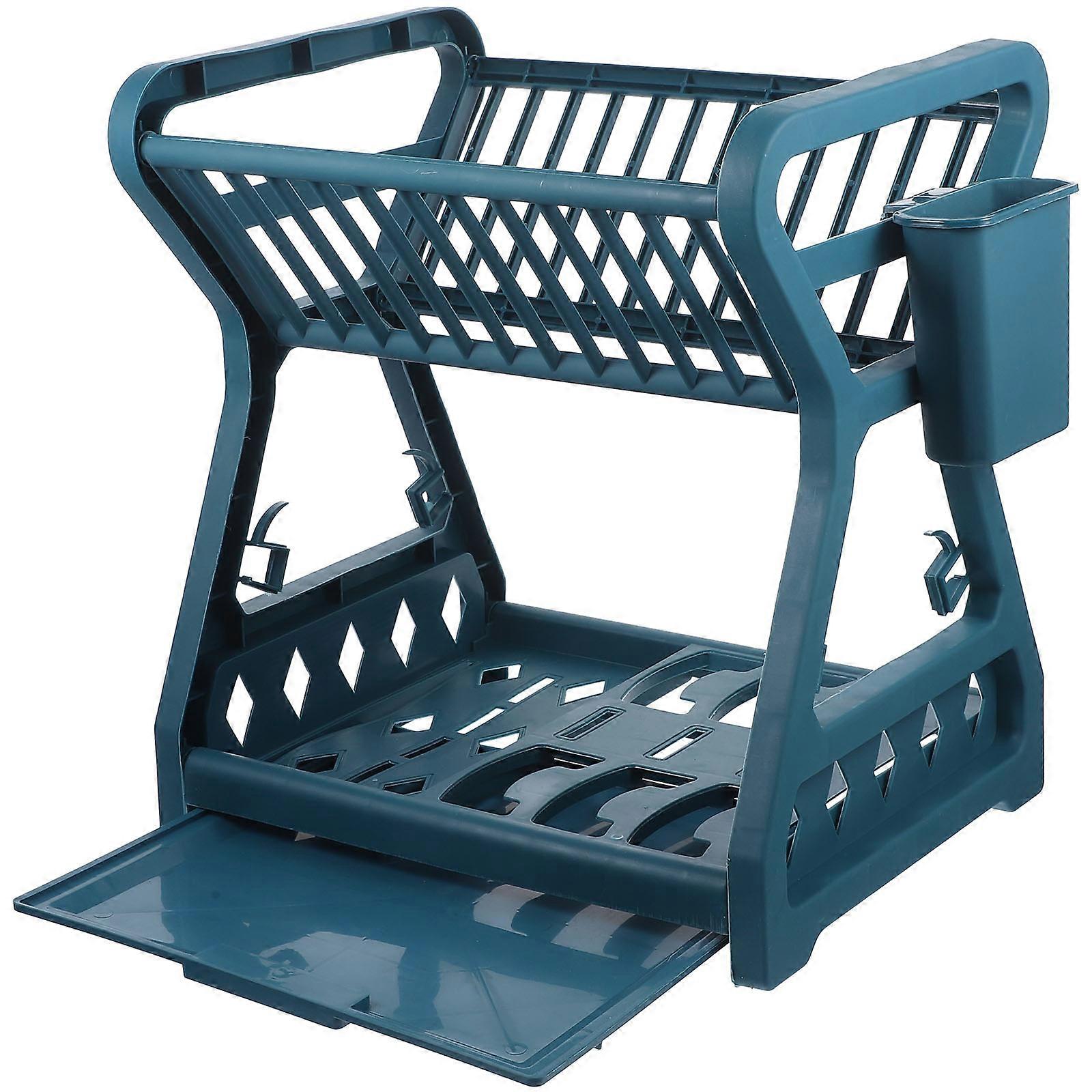 Multifunctional Dish Rack Kitchen Utensil Holder For Kitchen Use Size 33X31Cm With Drainage Function 1Pcs