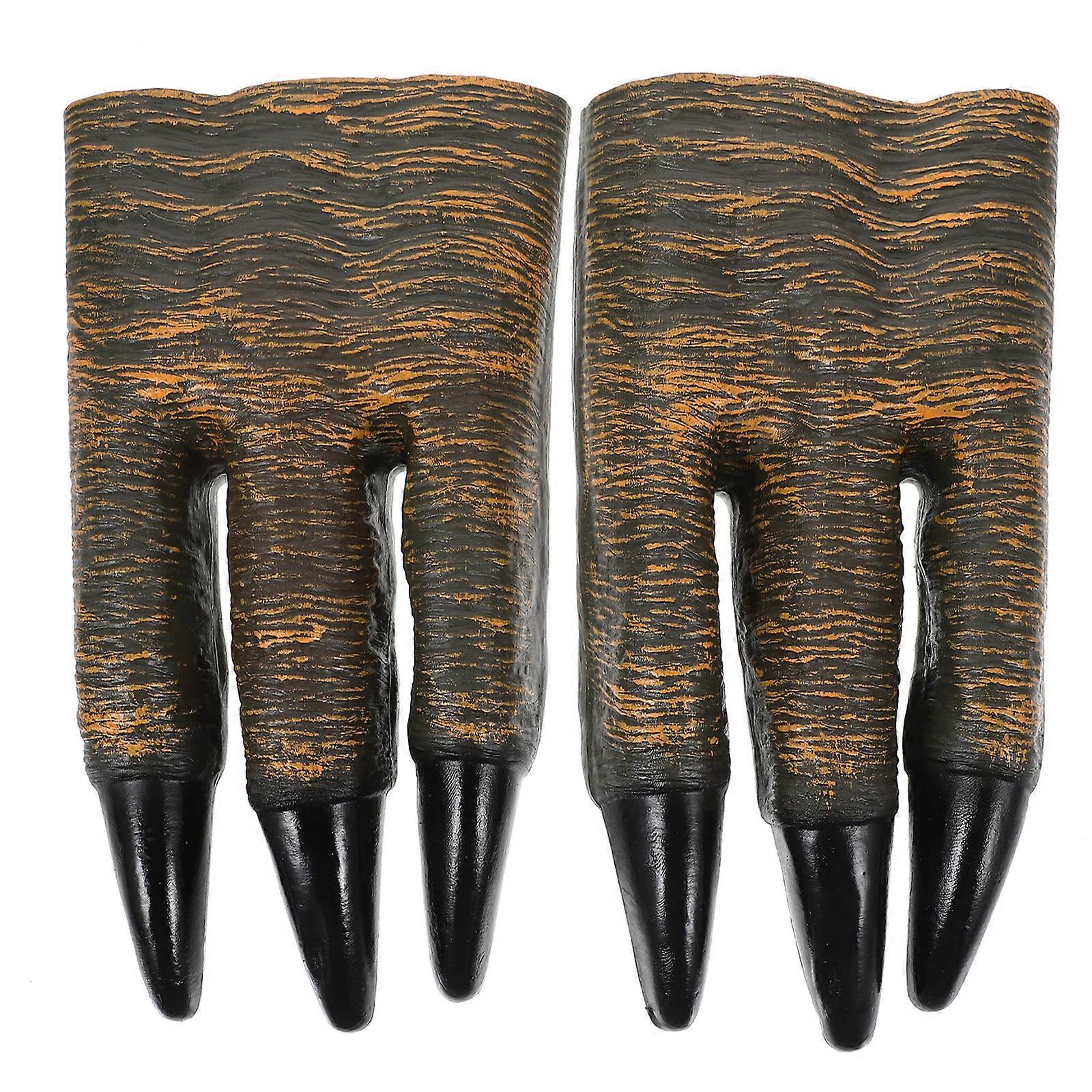 Kids Performance Dinosaur Claw Gloves for Interactive Play 2Pcs Gift