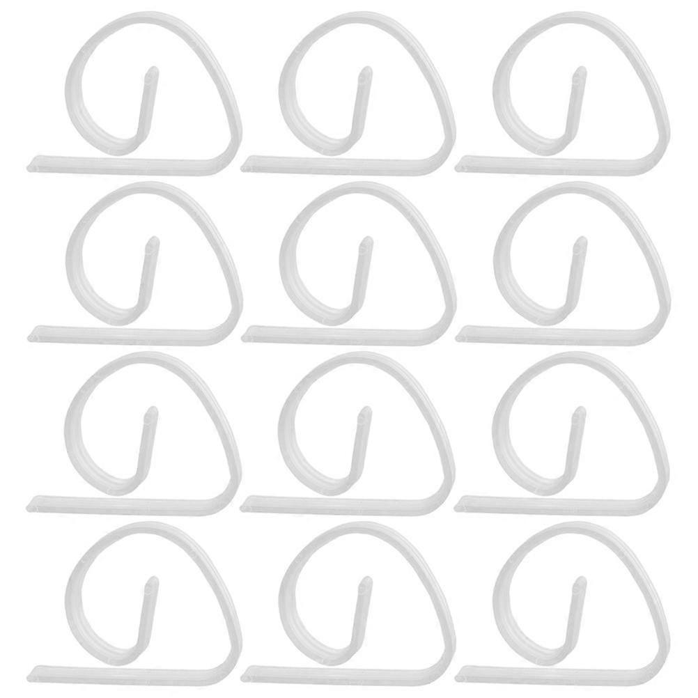 Clear Table Edge Clamps Simple Design For Picnics And Buffets 4.6X3.5CM 25Pcs