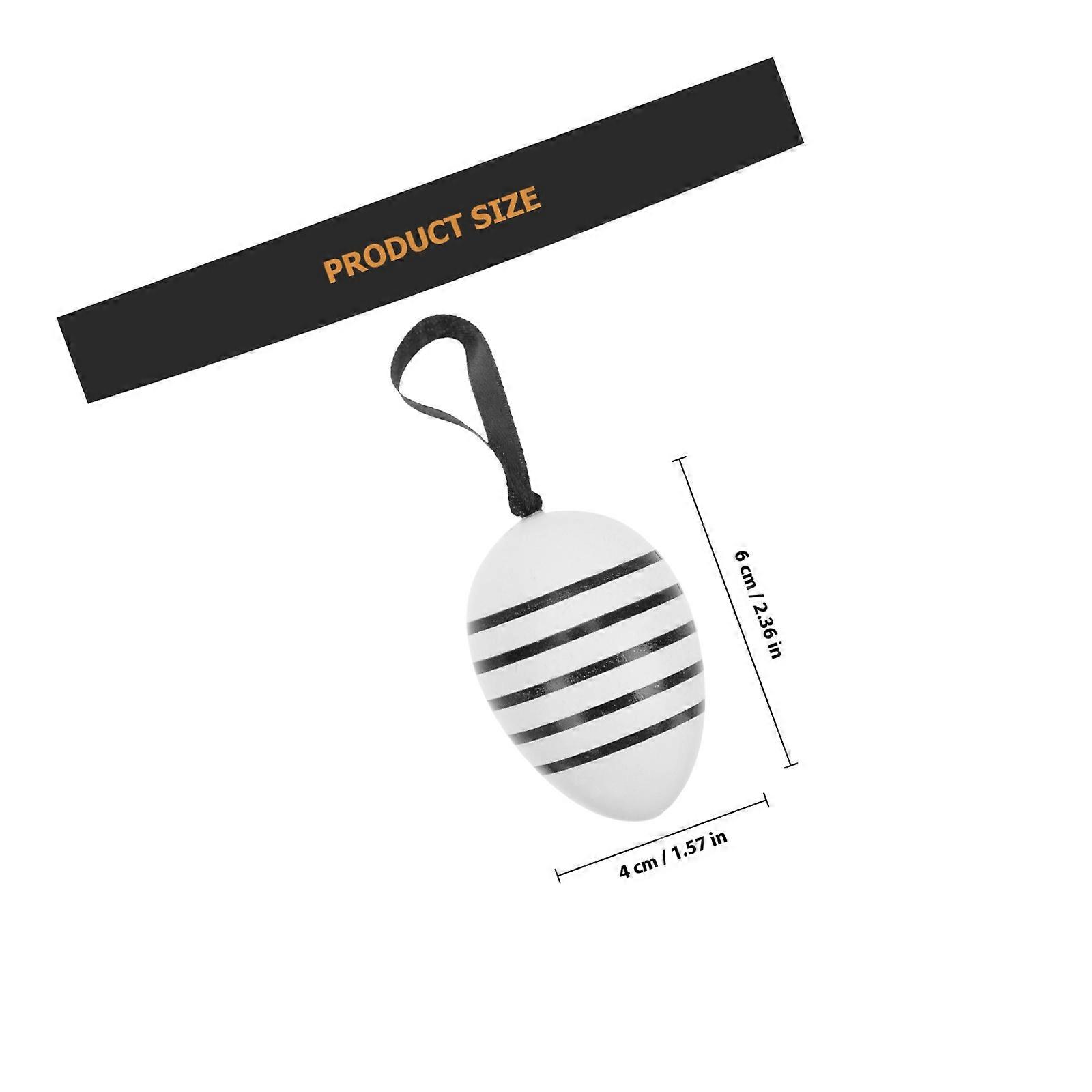 Plastic Easter Egg Decorations Hanging Decor for 24Pcs Creative Use