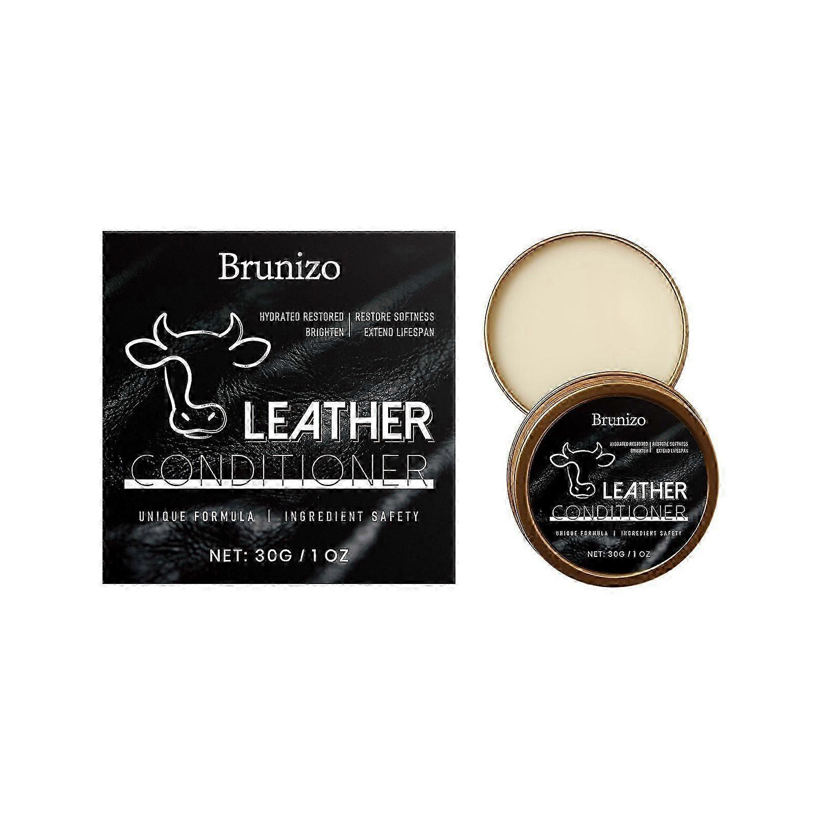 Baume nourrissant pour cuir 100% naturel - À base d'huile de vison, de suif et de cire d'abeille, il protège, adoucit, restaure et imperméabilise les chaussures, bottes, sacs et autres articles en cuir.