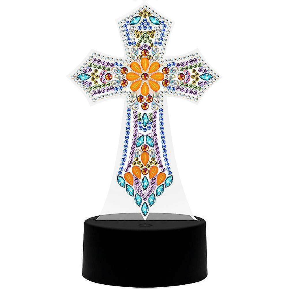 Cross Shape Small Night Lamp Table Lamp for Bedroom Decor