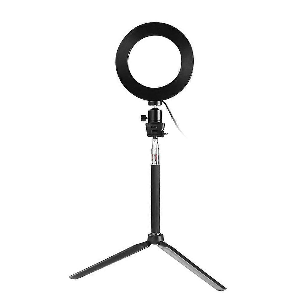 Black LED Ring Light 5 in 1 for Photo Taking 2Pcs Dimmable Lamp