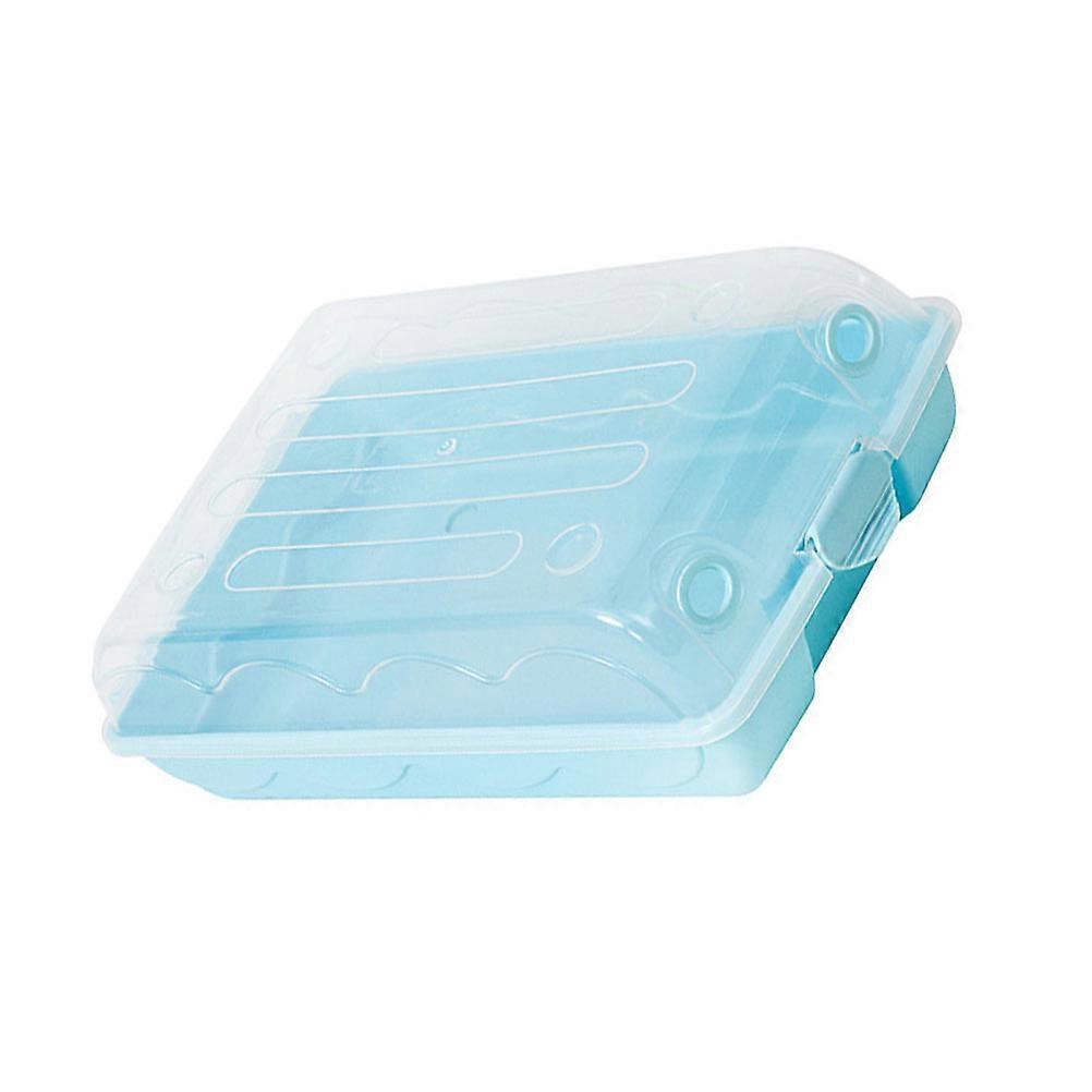 Stackable Plastic Shoes Box for Storage Using 1Pcs Blue Storage Container