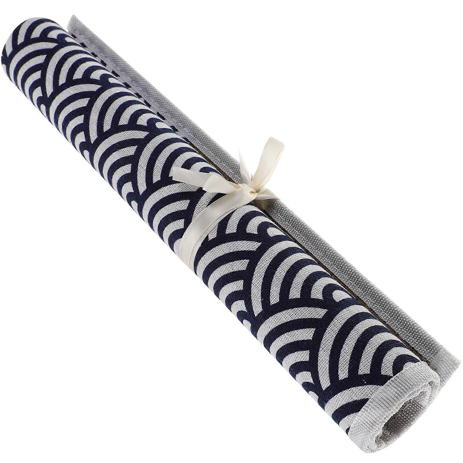 Roll Up Pencil Case Brush Pen Roll Wrap for Easy Storage Use
