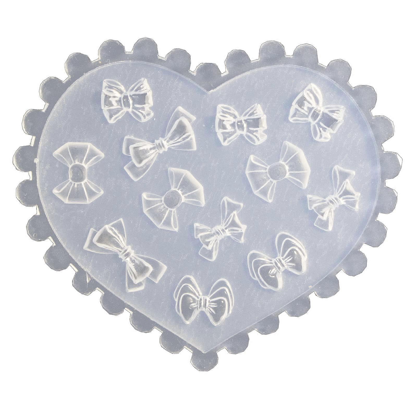 3D Nail Art Silicone Mold with Multiple Patterns, Reusable Flexible Design for Nail Decorations