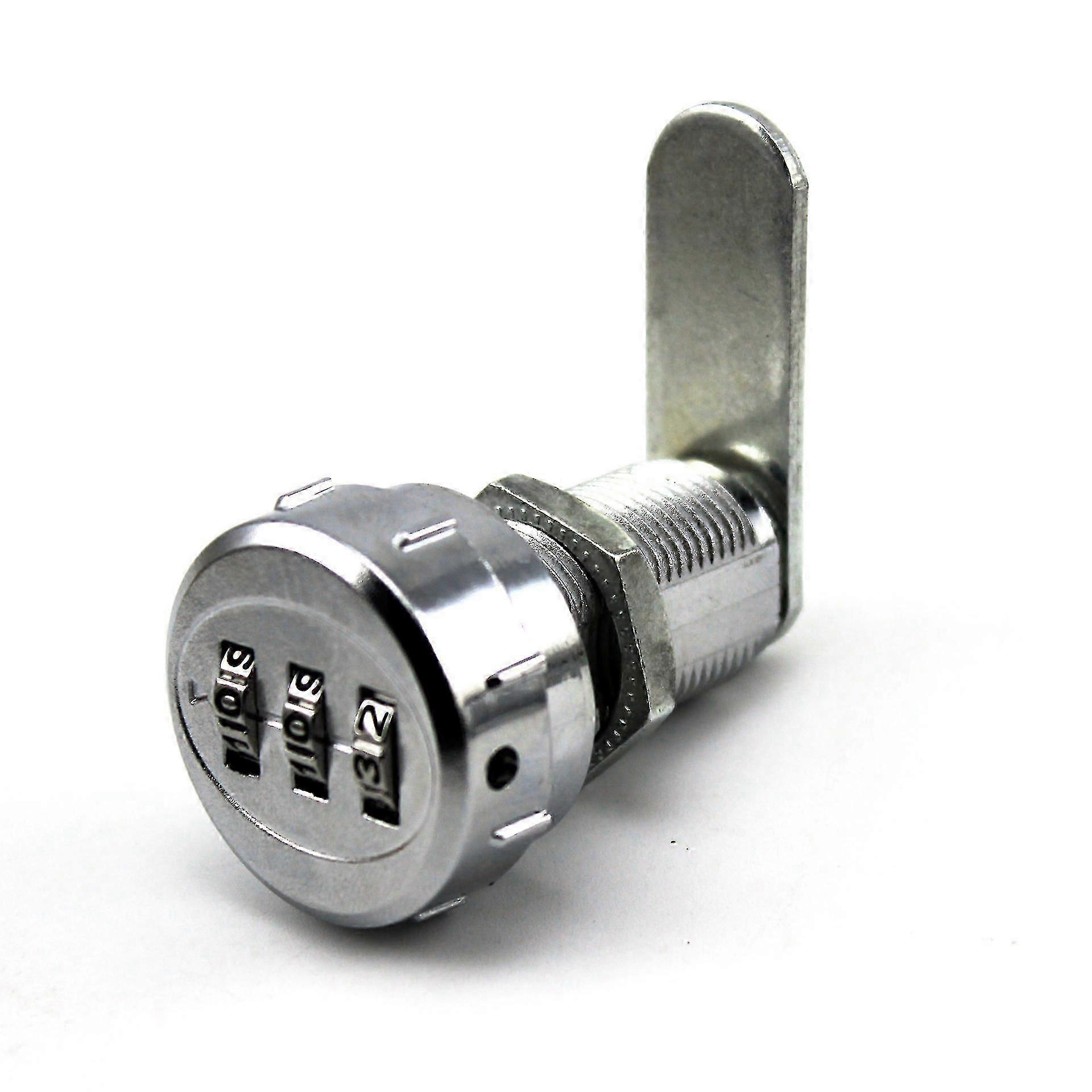 Mechanical Password Cam Lock, 3 Digit Combination Camlock, Code Combination Cam Lock Security LocksColour:Silver1pcs
