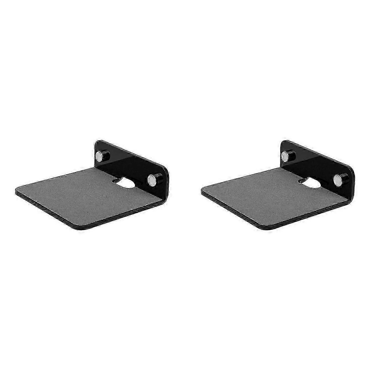 Wall-mounted bracket, multi-functional portable speaker wall stand, black