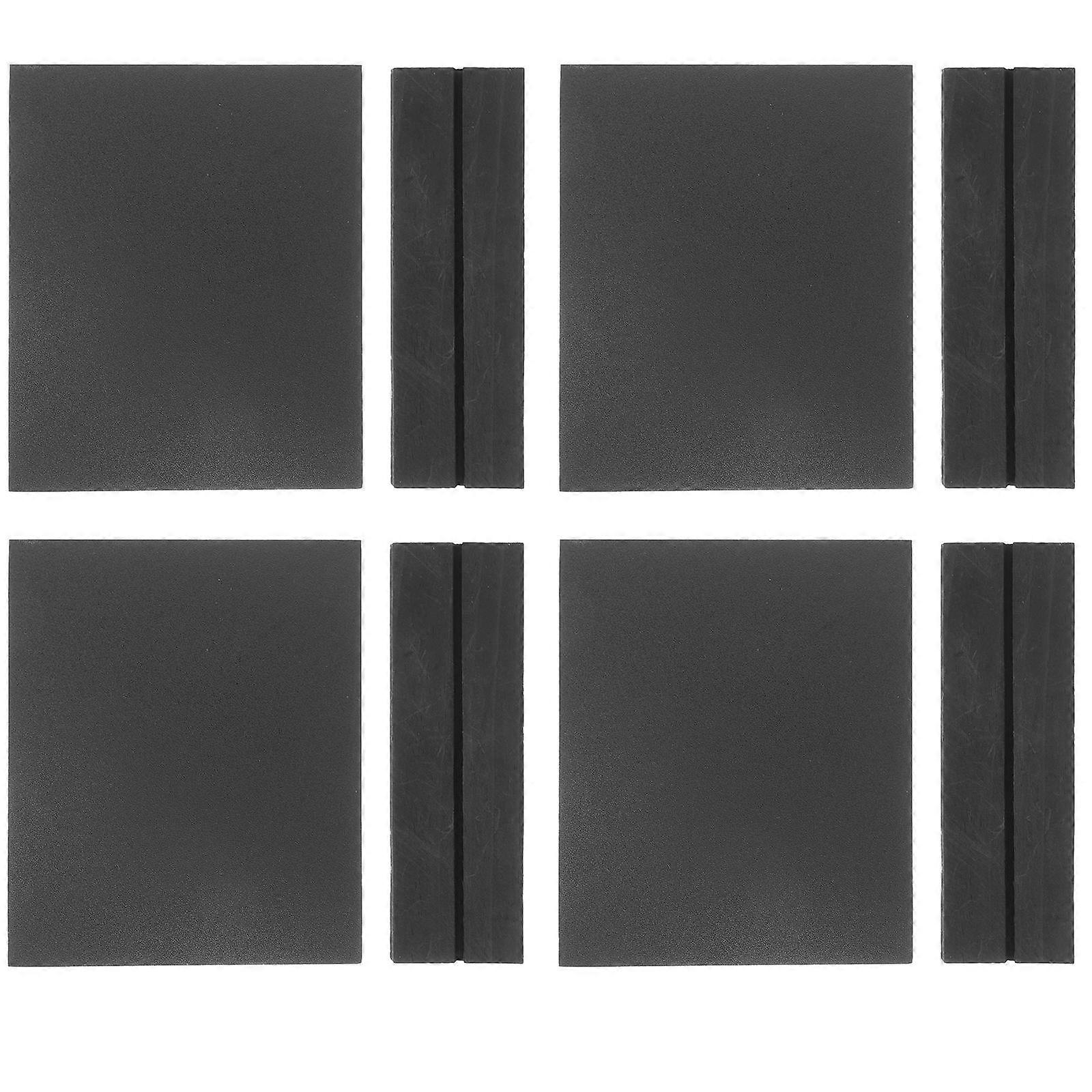 Black Writing Board Double-Sided for 8Pcs with Stable Solid Base