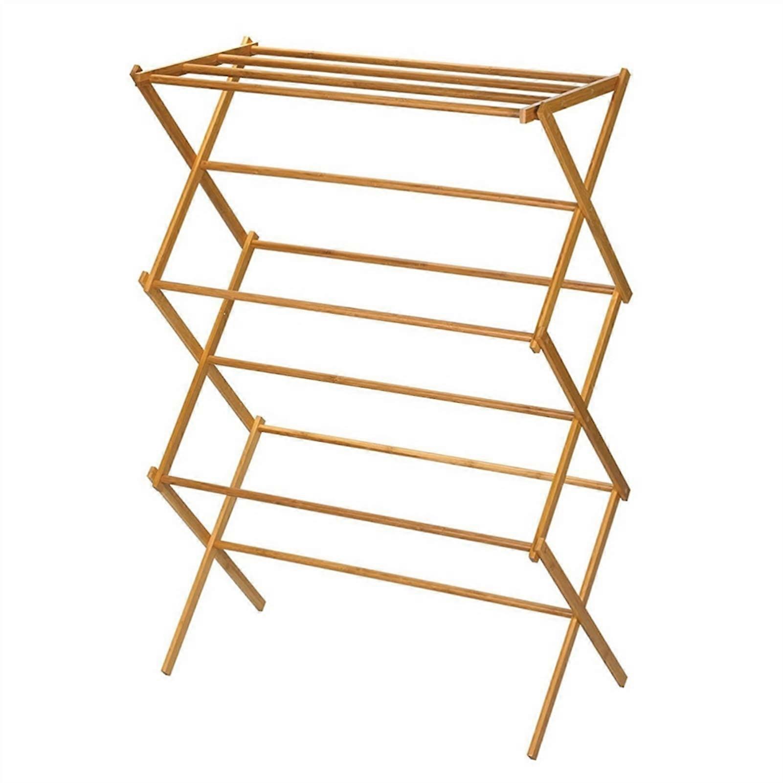 Clothes Drying Rack Foldable SpaceSaving Laundry Stand for Indoor Outdoor Towels and Clothes