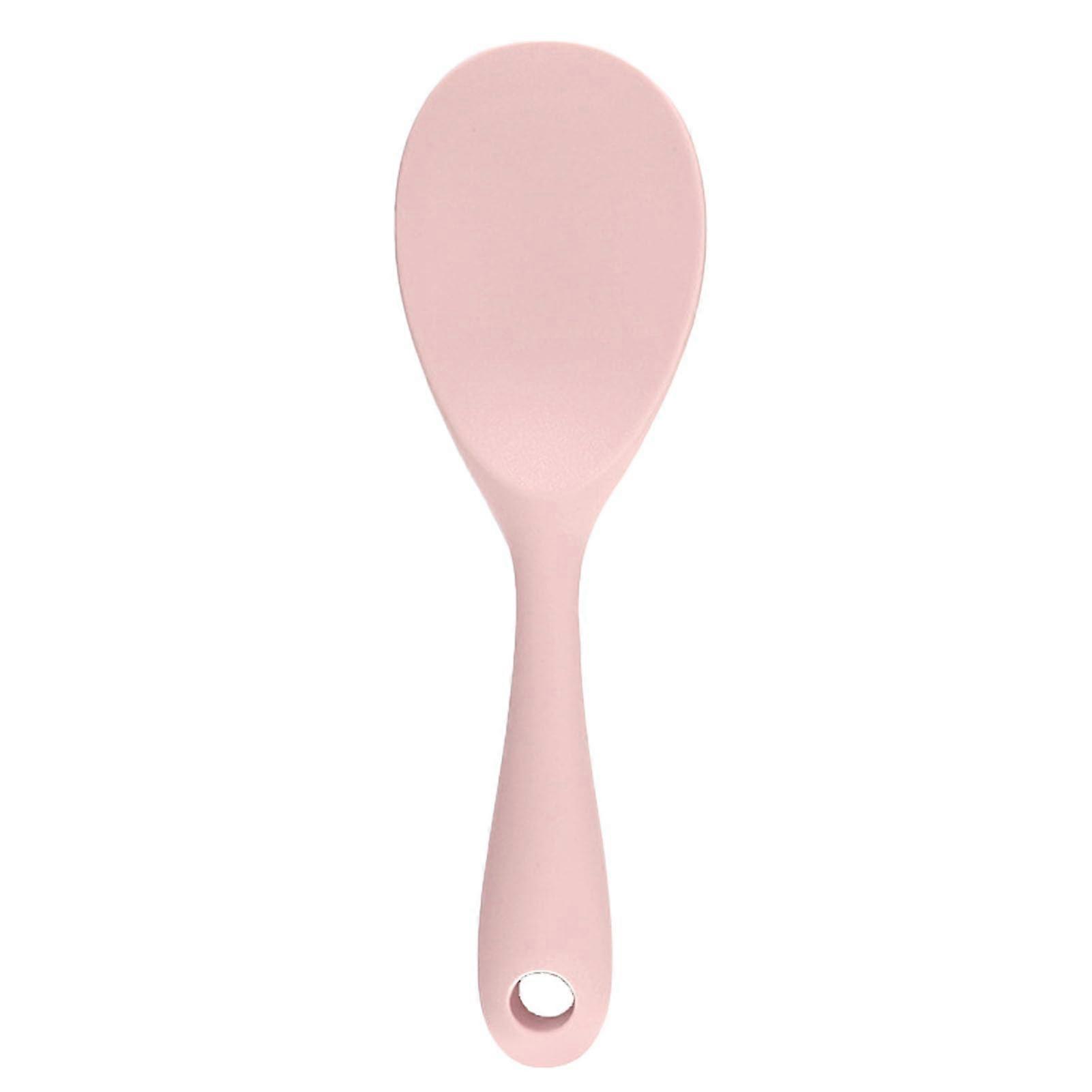 Silicone Rice Paddle NonStick Heat Resistant Rice Spatula with Ergonomic Comfortable Handle