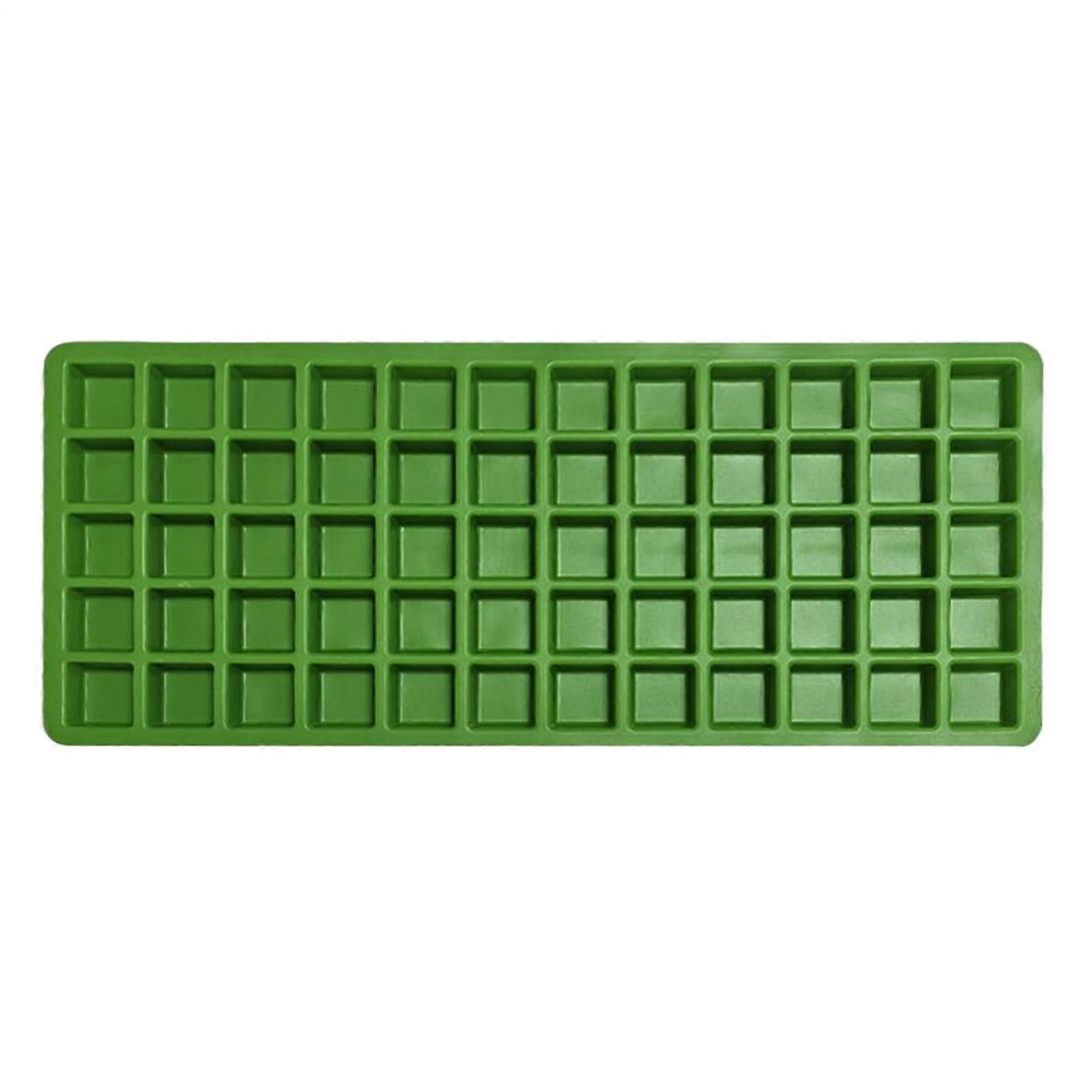 Silicone Ice Cube Tray 60Grid Large Capacity Easy Release Food Grade for Drinks Parties Camping