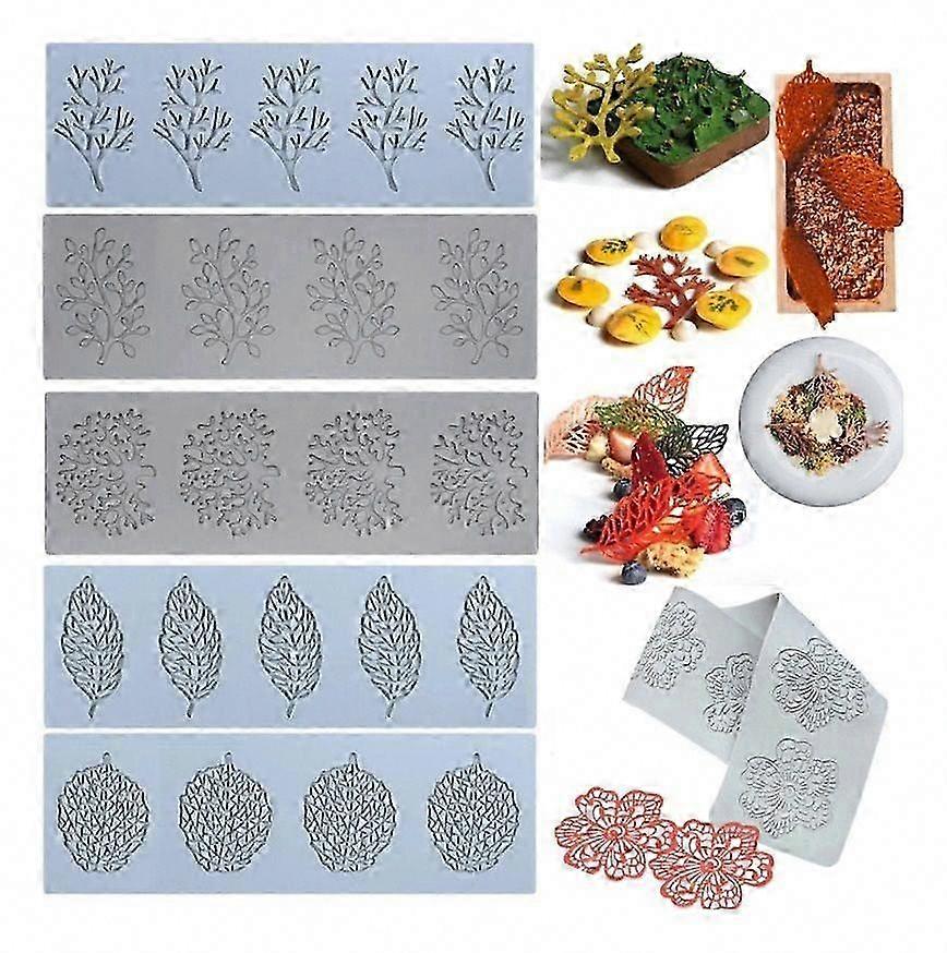 Silicone Cake Decorating Mold, 6 Pieces