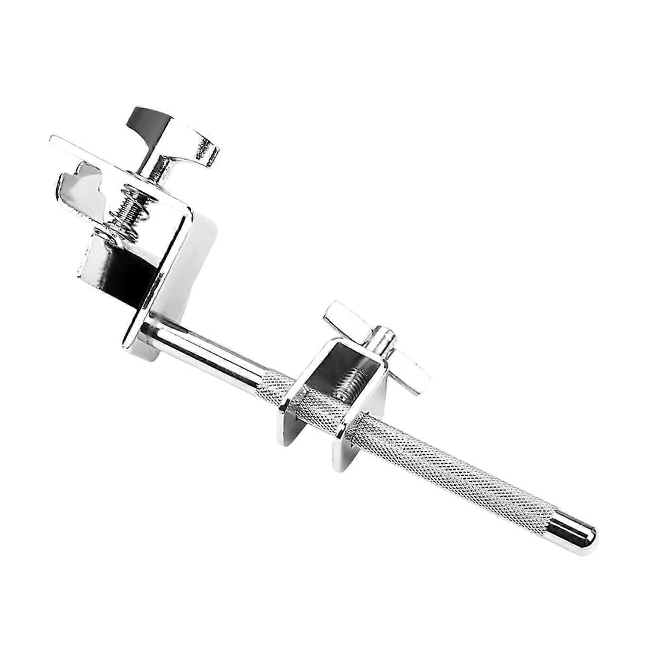 Drum Cowbell Holder with Adjustable Clamp Fits Most Drum Kits for Secure Percussion Mounting