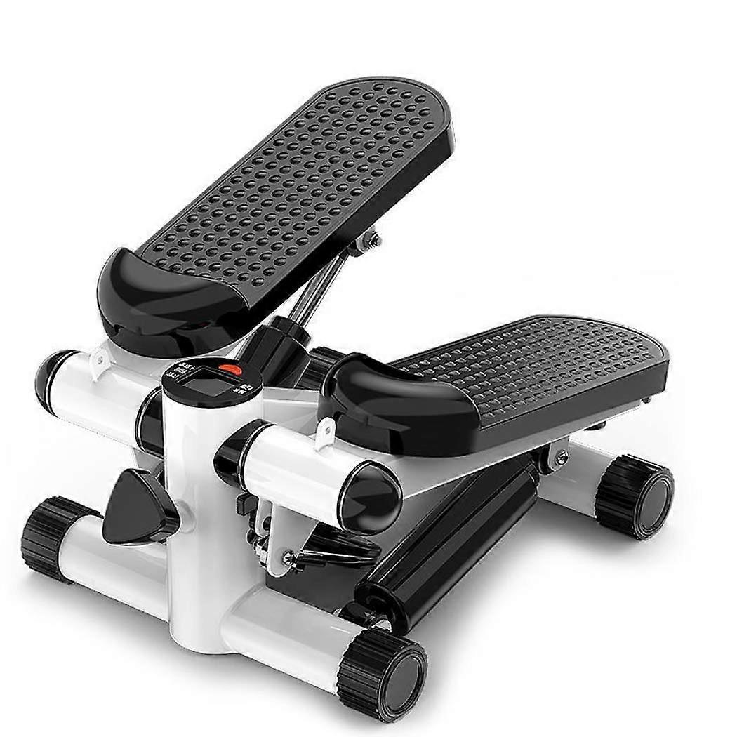 Mini Stepper with Resistance Bands for Full Body Workout, Adjustable Compact Home Exercise Stepper