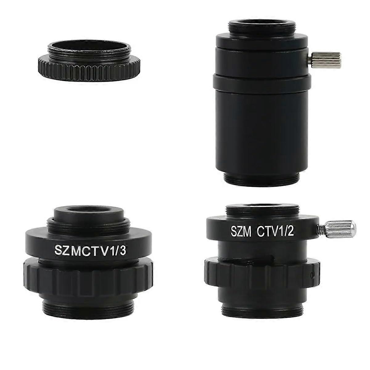 Microscope CMount Adapter 1X SZMCTV Lens Connector for Trinocular Stereo Microscope Camera