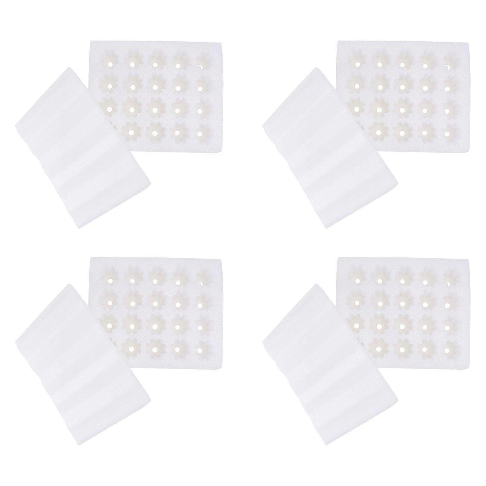 4pcs Practical Egg Trays Shockproof 20 Grids Egg Storage Containers with Lid