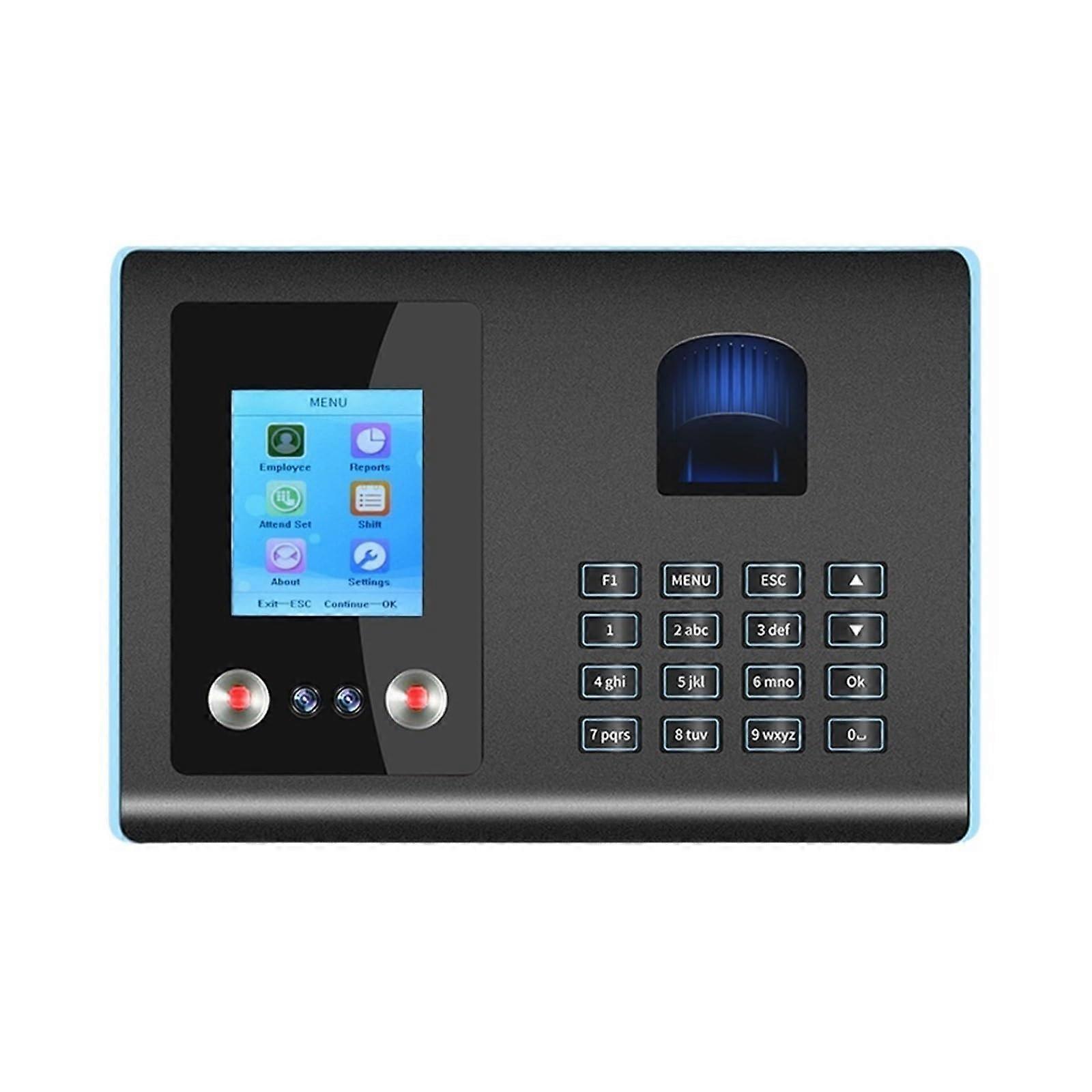 Fingerprint Time Clock with Biometric Face Recognition, Contactless Attendance System AF01 for Small Business
