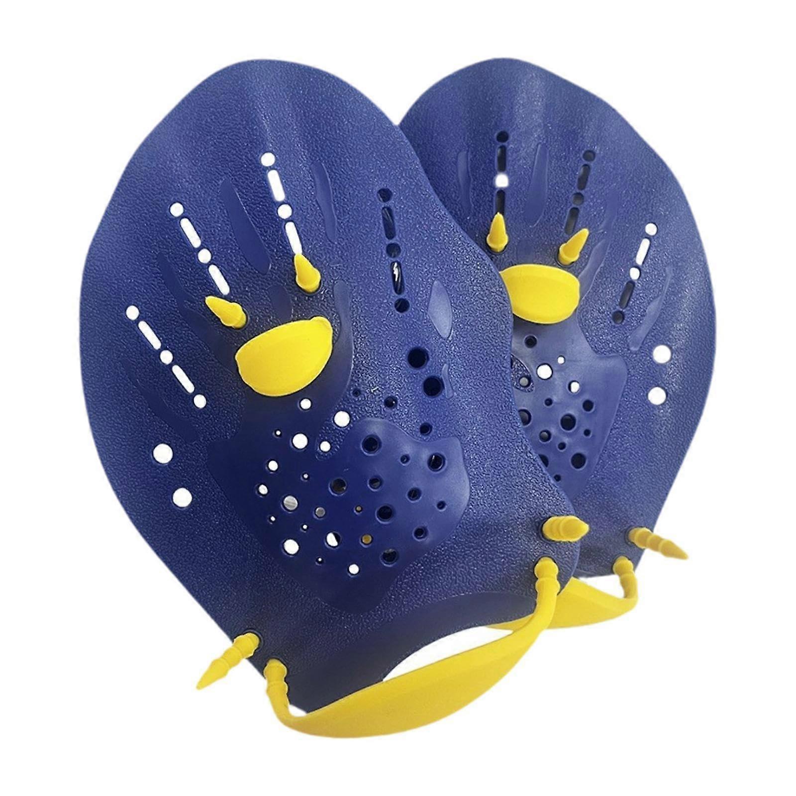 Swim Training Paddles with Silicone Gloves, Ergonomic Wing Design for Pool Efficiency